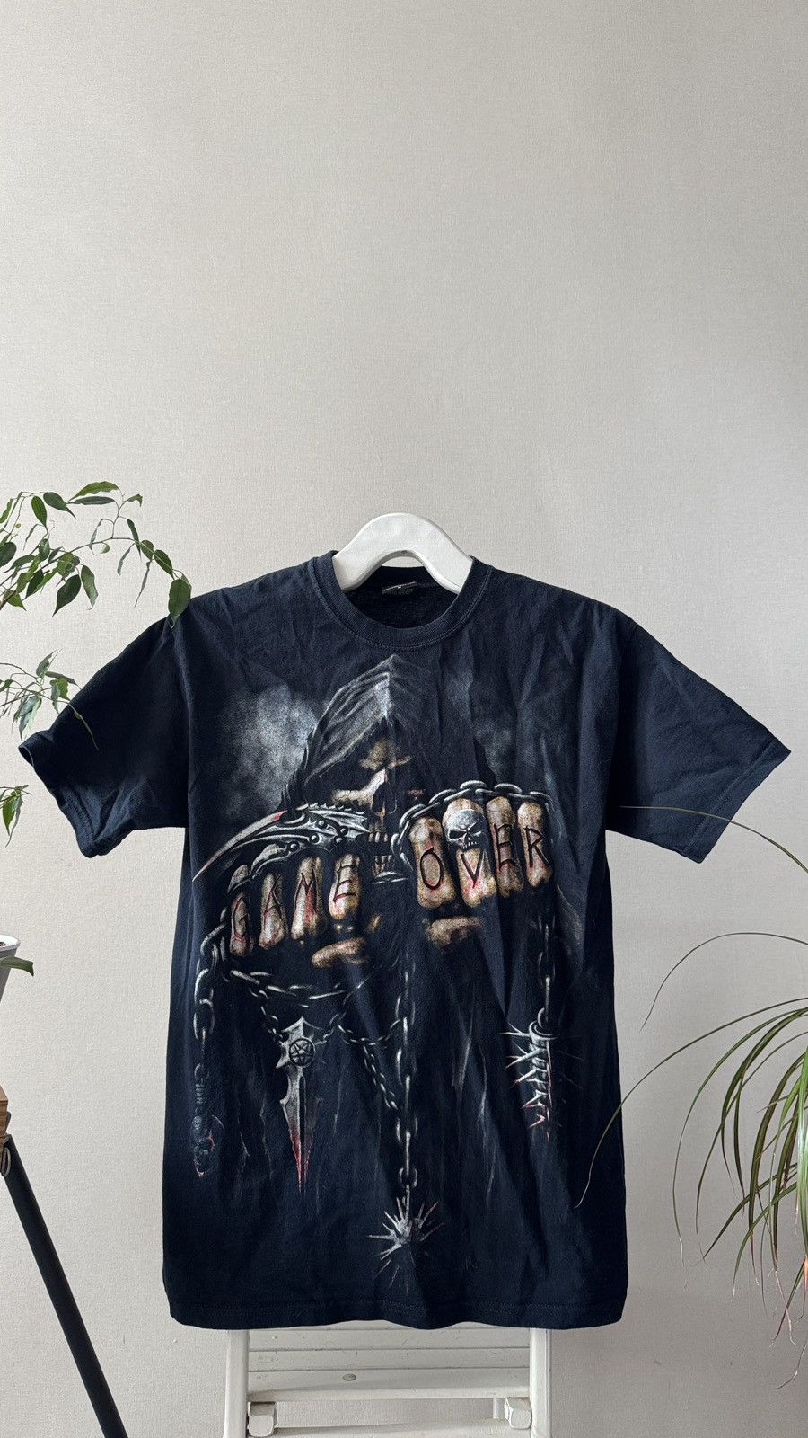 If Six Was Nine Spiral Skull Printed Y2K vintage faded tee if6was9 LGB Size US M / EU 48-50 / 2 - 1 Thumbnail