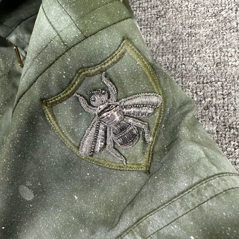 Gucci Gucci Hand-painted frost splash ink graffiti lapel jacket 2 Size US M / EU 48-50 / 2 - 5 Thumbnail