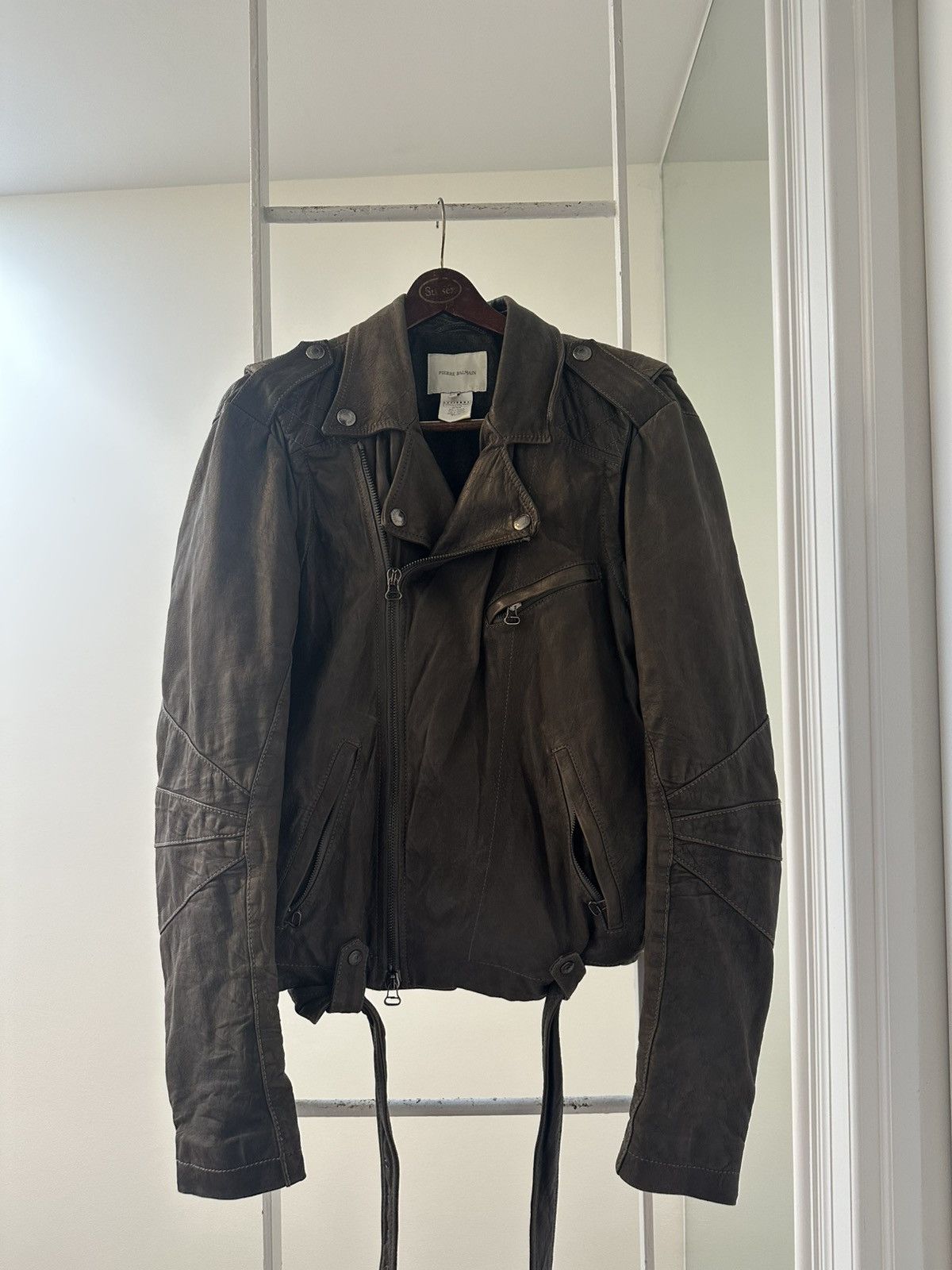 Pierre Balmain Balmain Biker Jacket Size US XL / EU 56 / 4 - 1 Thumbnail