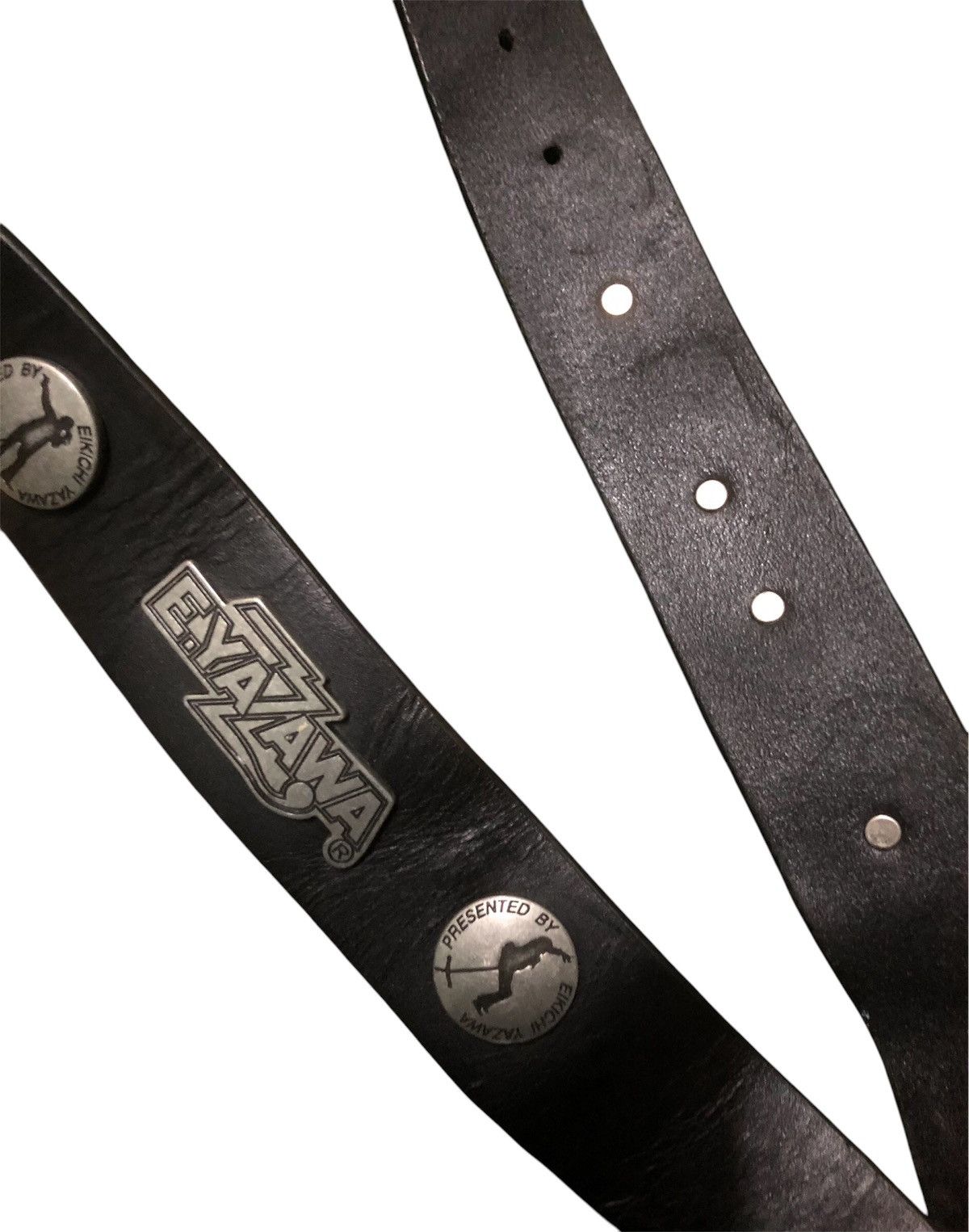 Band Tees × Japanese Brand × Vintage VINTAGE LEATHER BELT PRESENTED BY EIKICHI YAZAWA Size 34 - 3 Thumbnail