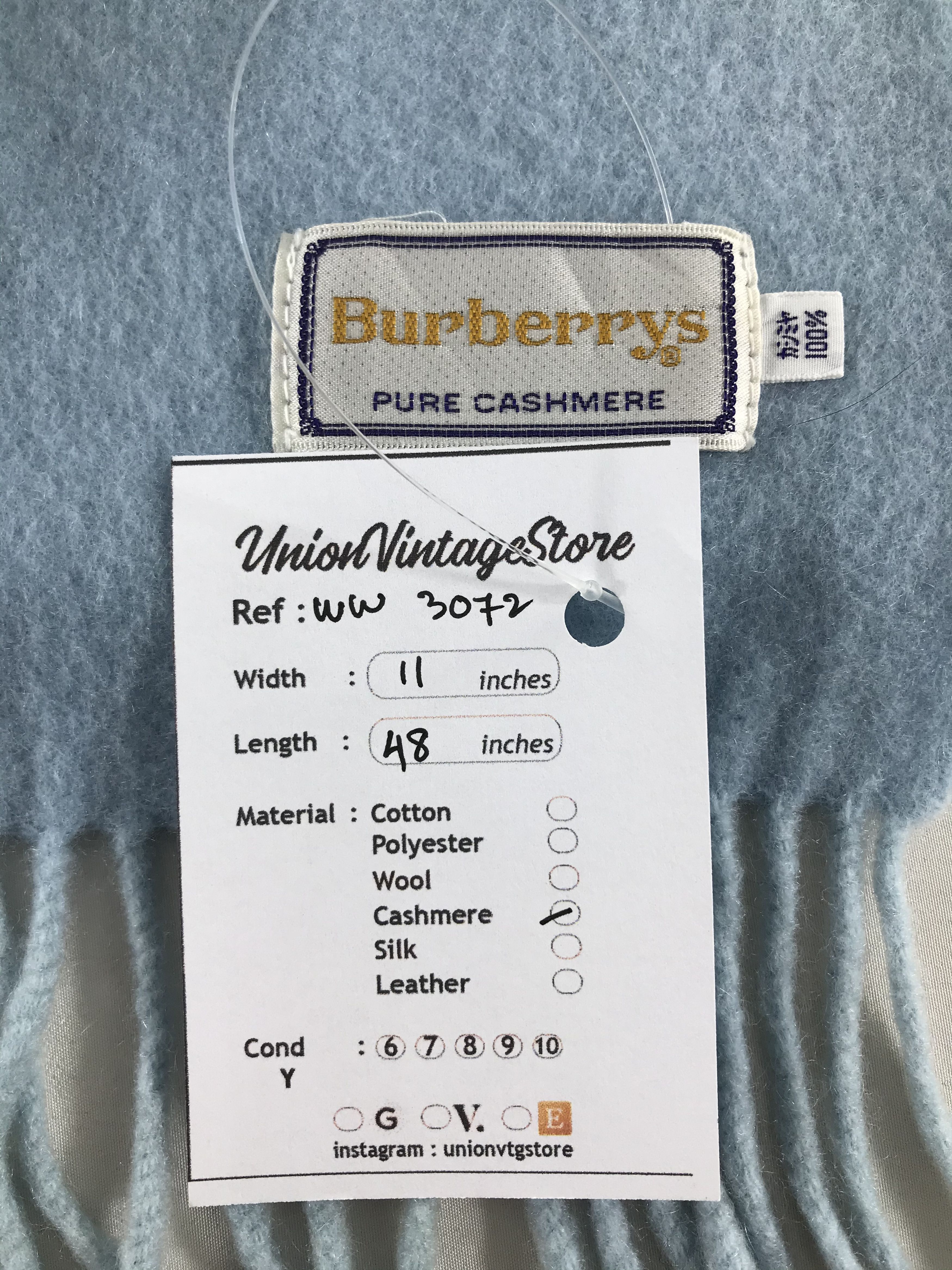 Burberry × Vintage Burberry Scarf / Muffler / Neckwear - WW3072 Size ONE SIZE - 5 Thumbnail