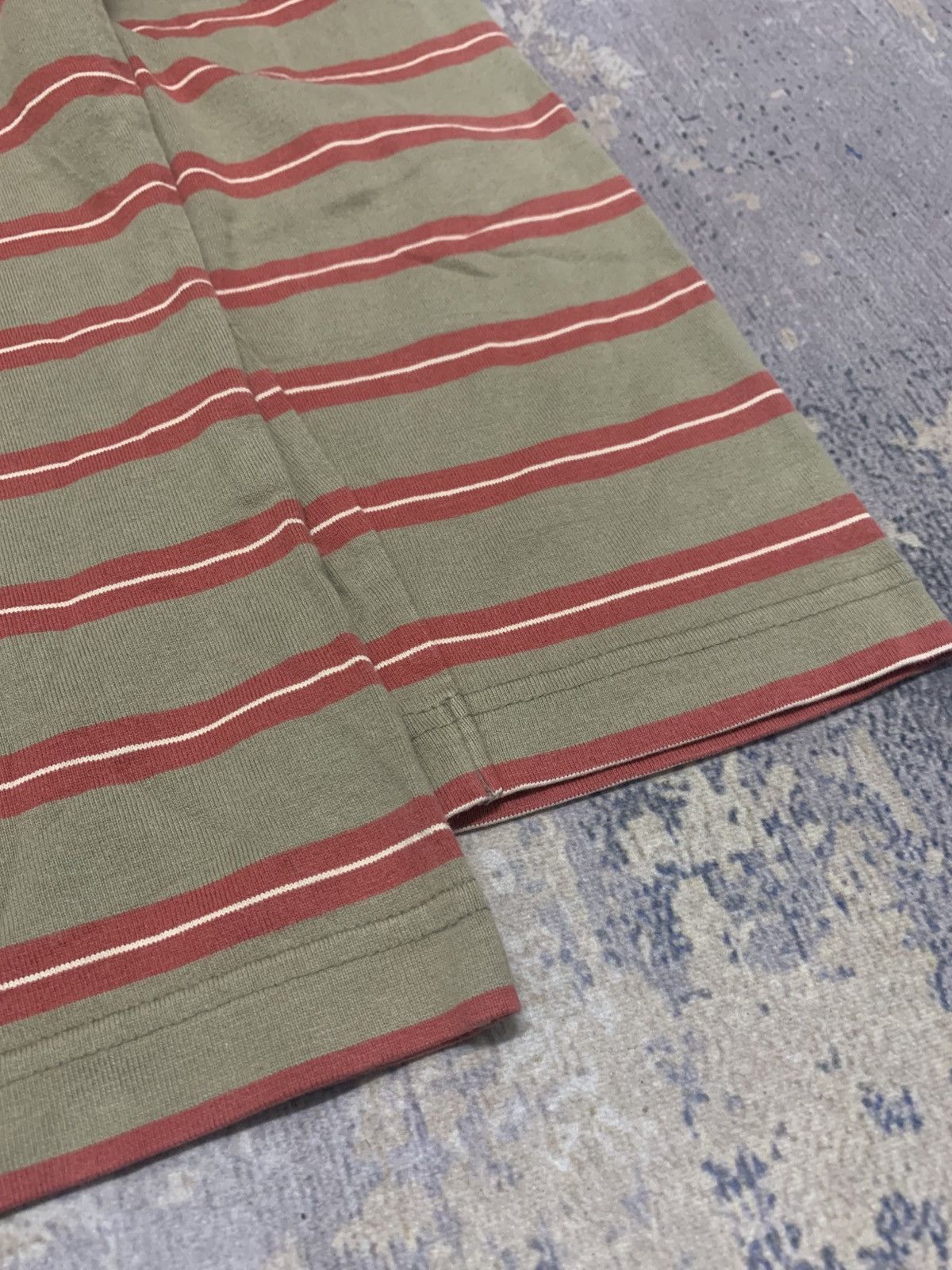 Japanese Brand UNIQLO Striped Longsleeve Tee Japanese Minimal Streetwear Size US M / EU 48-50 / 2 - 2 Thumbnail