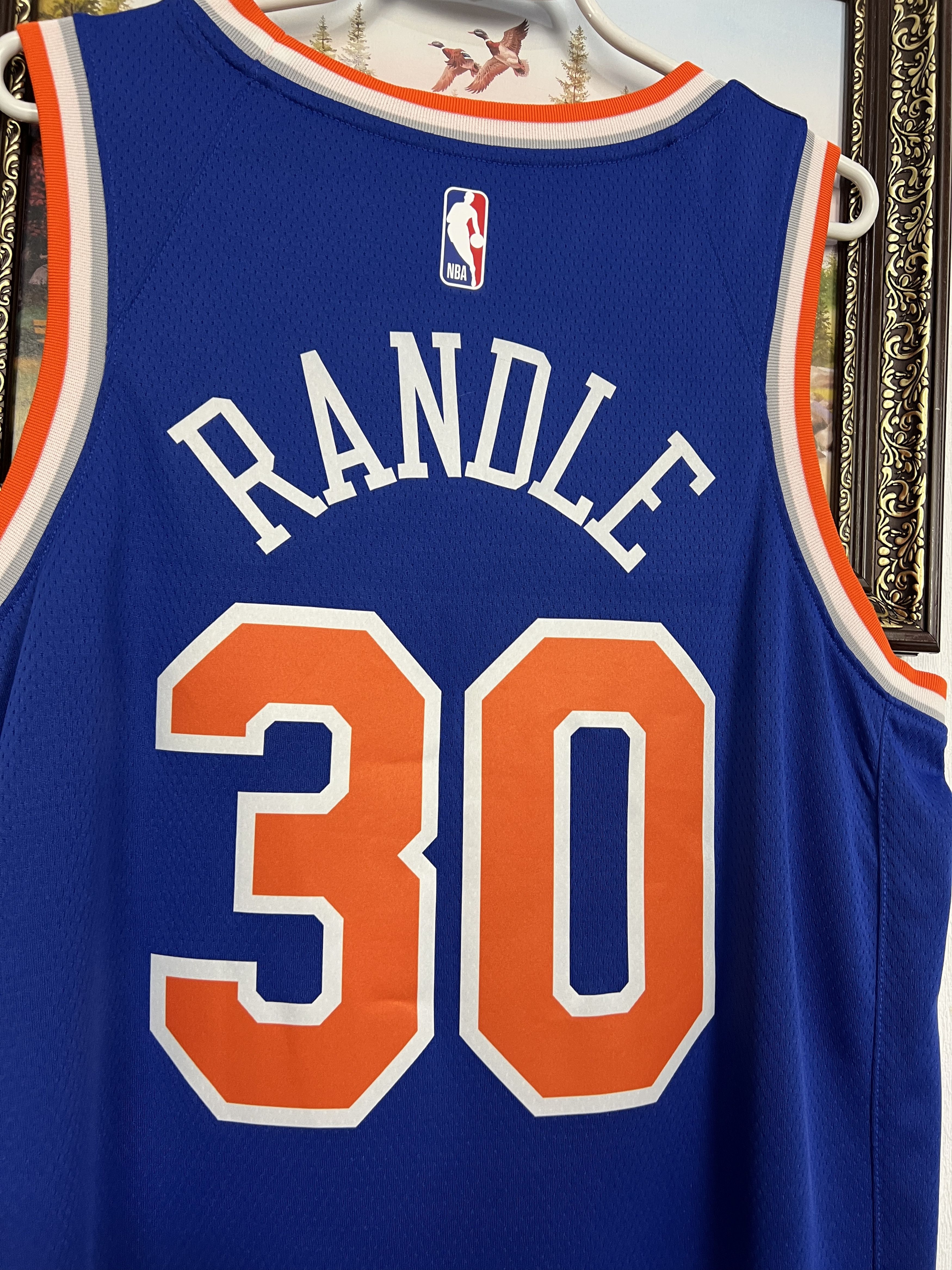 Nike Nike New York Knicks #30 Randle Jersey NBA Trikot Shirt Rare Size US L / EU 52-54 / 3 - 9 Thumbnail