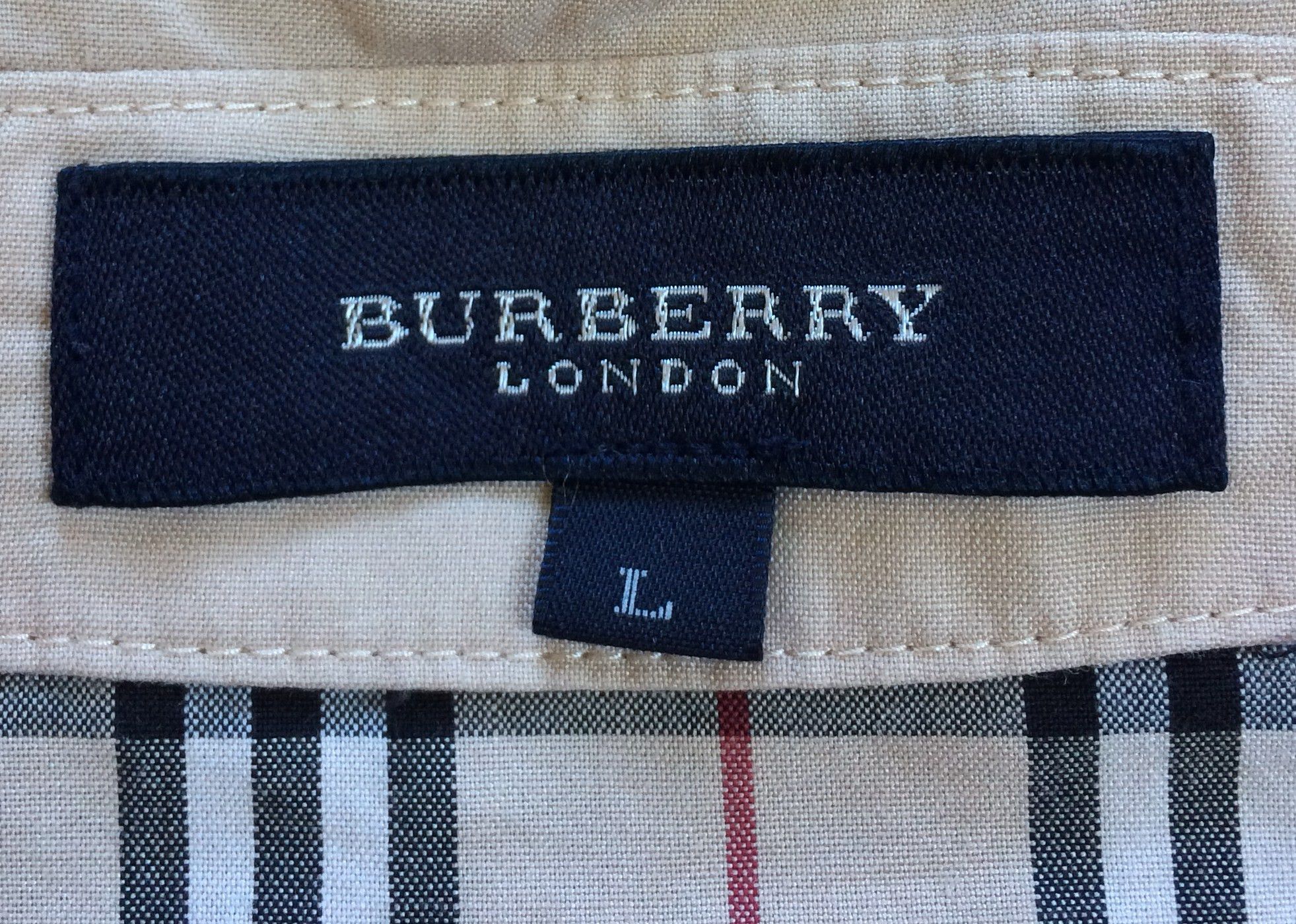 Burberry Burberry Nova Check Plaid Button Up Shirt Size L / US 10 / IT 46 - 3 Thumbnail
