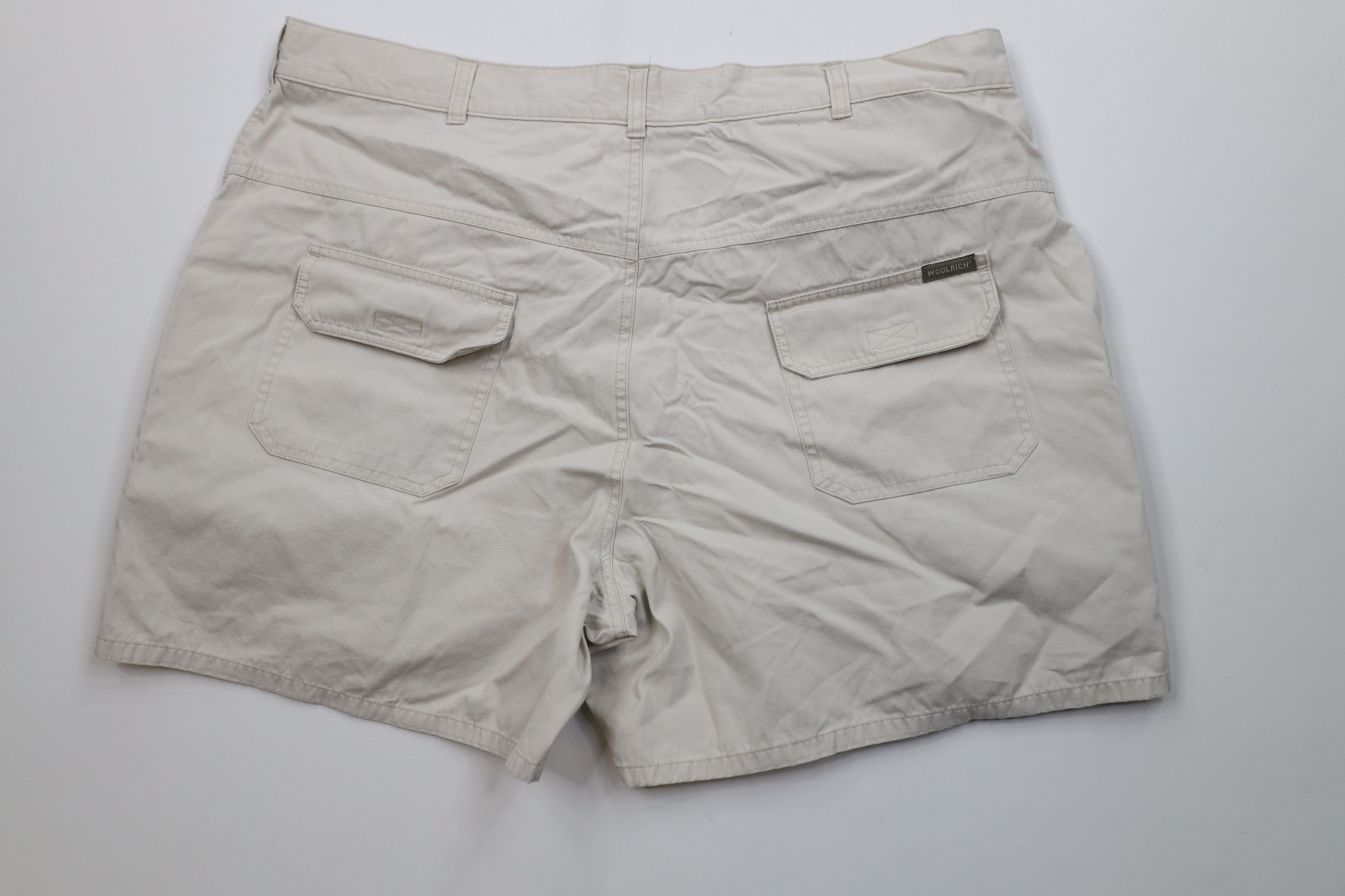 Woolrich Woolen Mills Vintage 90s Woolrich Above Knee Hiking Trekking Cargo Shorts Size US 42 / EU 58 - 9 Thumbnail