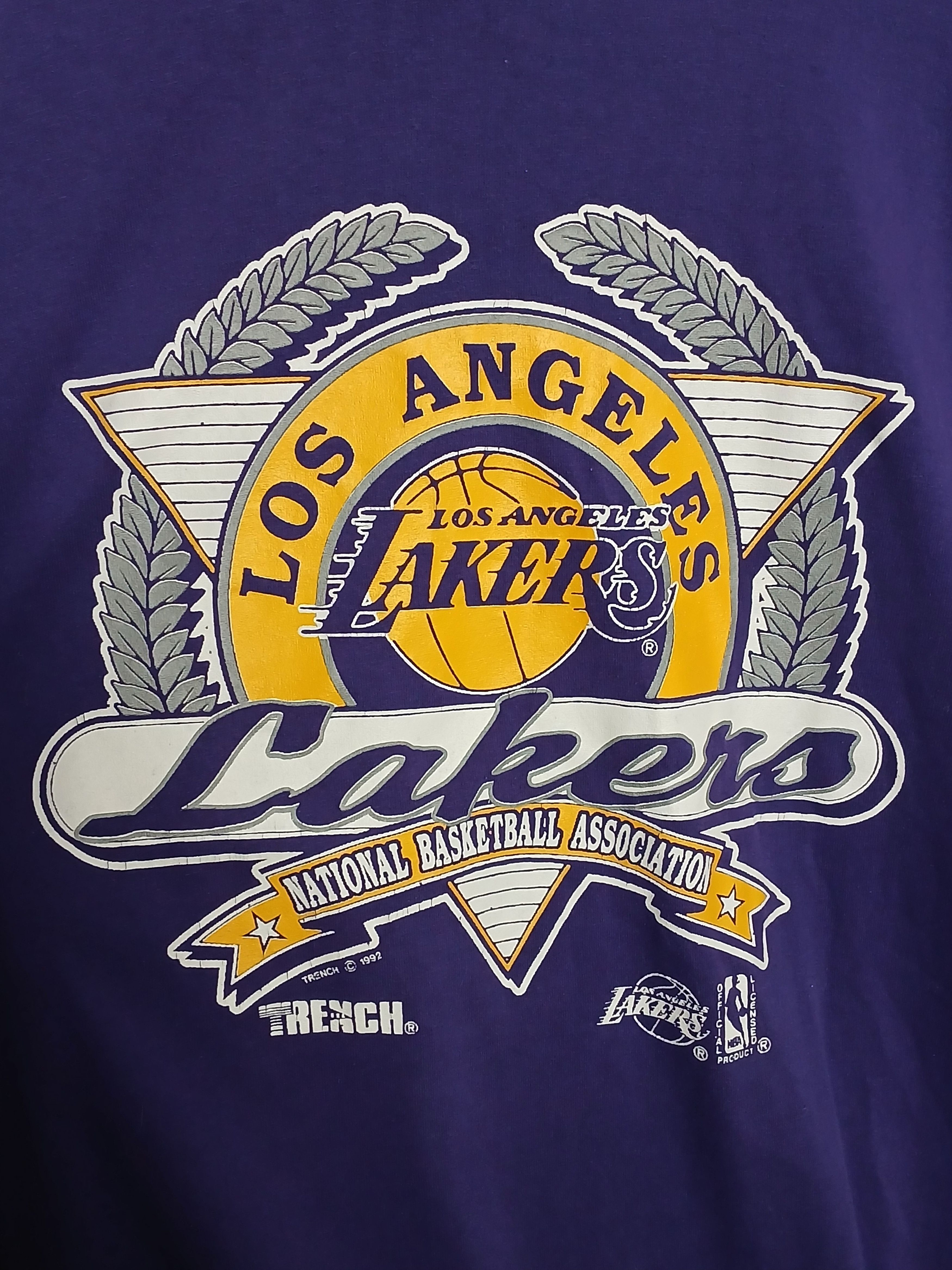 NBA Vintage NBA Los Angeles Lakers Basketball T-Shirt Size US XL / EU 56 / 4 - 3 Thumbnail