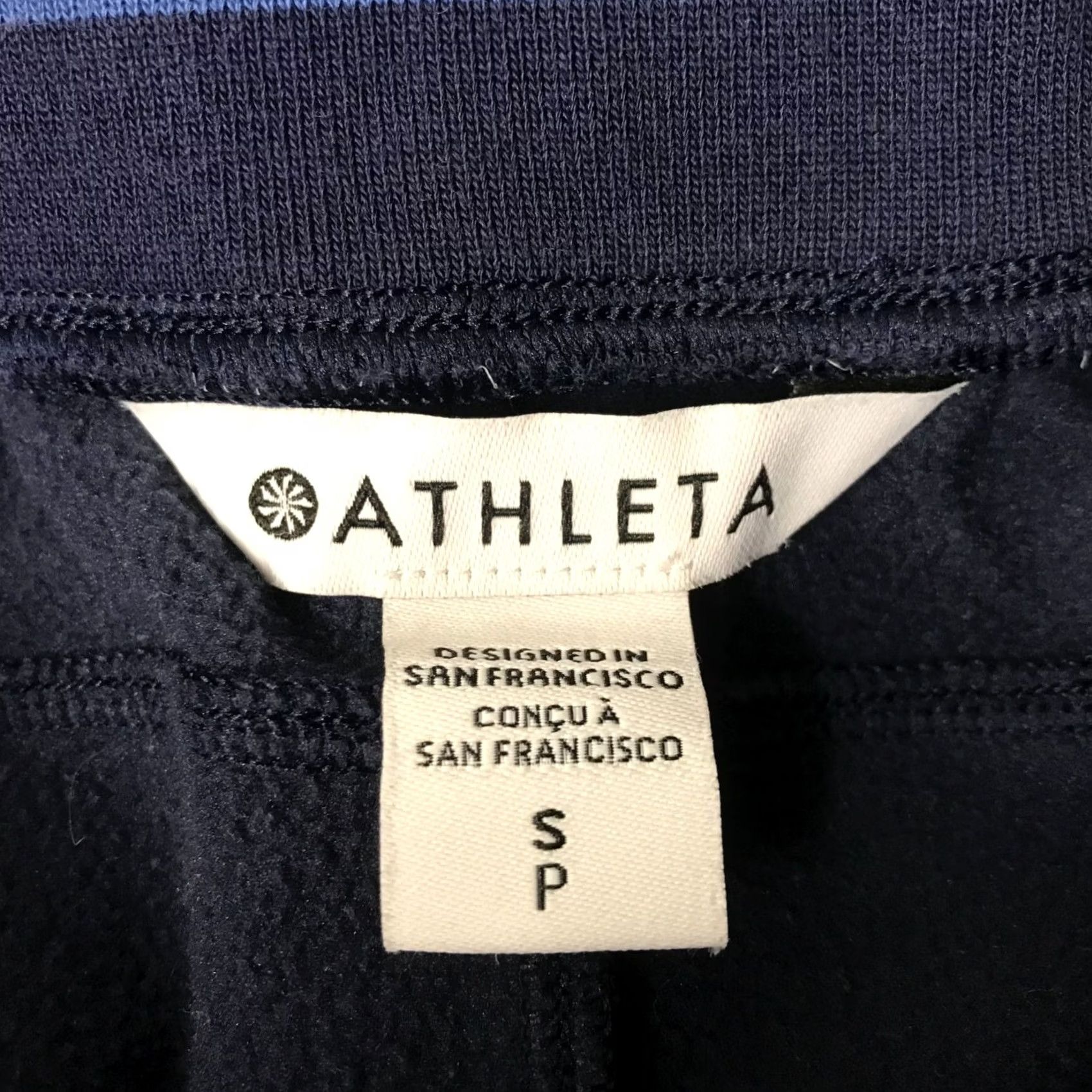 Athleta ATHLETA - Womens Small - Navy Polyester Blend Drawstring Waist Shorts Size 28" / US 6 / IT 42 - 5 Thumbnail