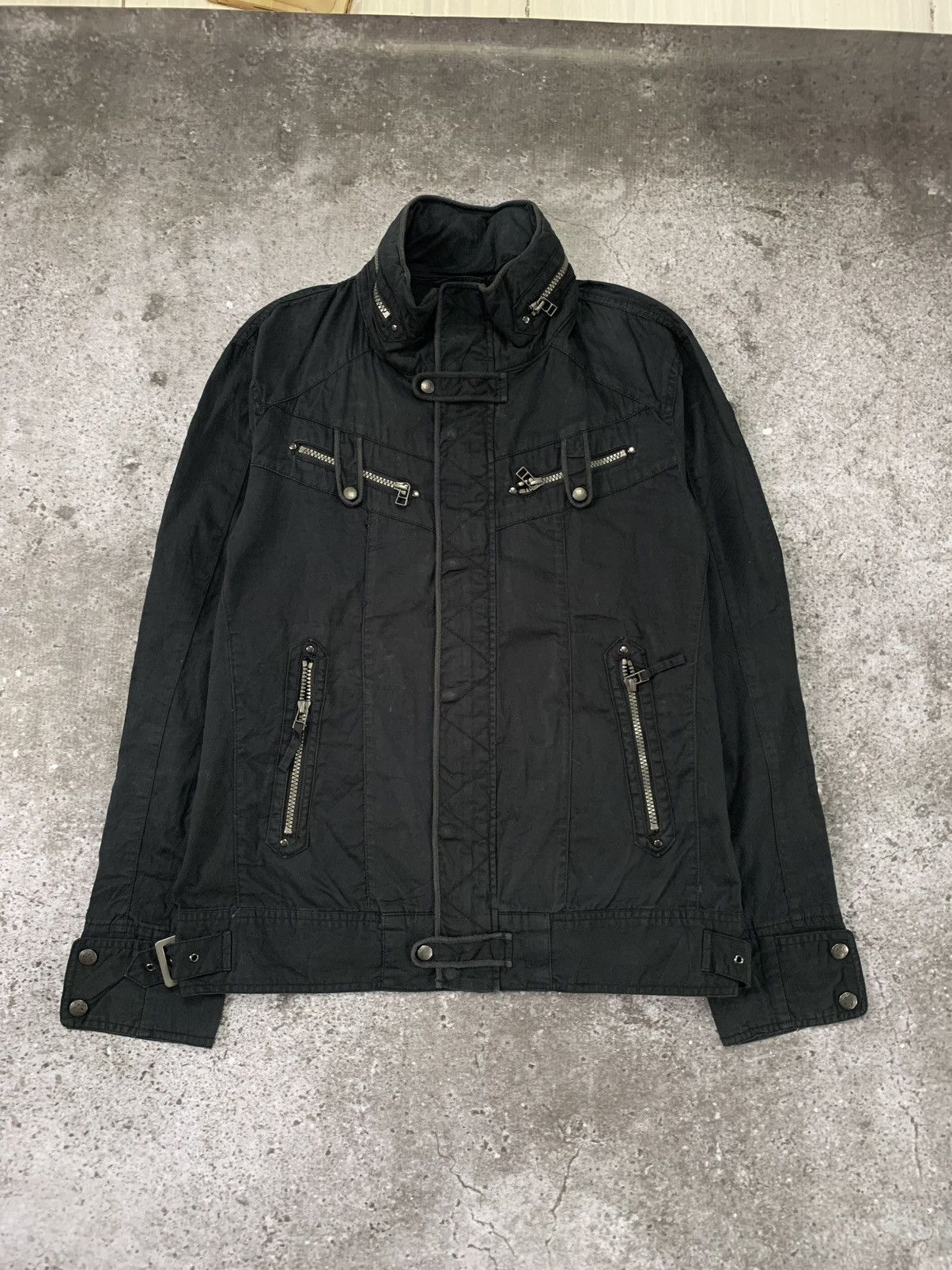 Japanese Brand Vondutch Y2k Black Jacket Size US S / EU 44-46 / 1 - 1 Thumbnail