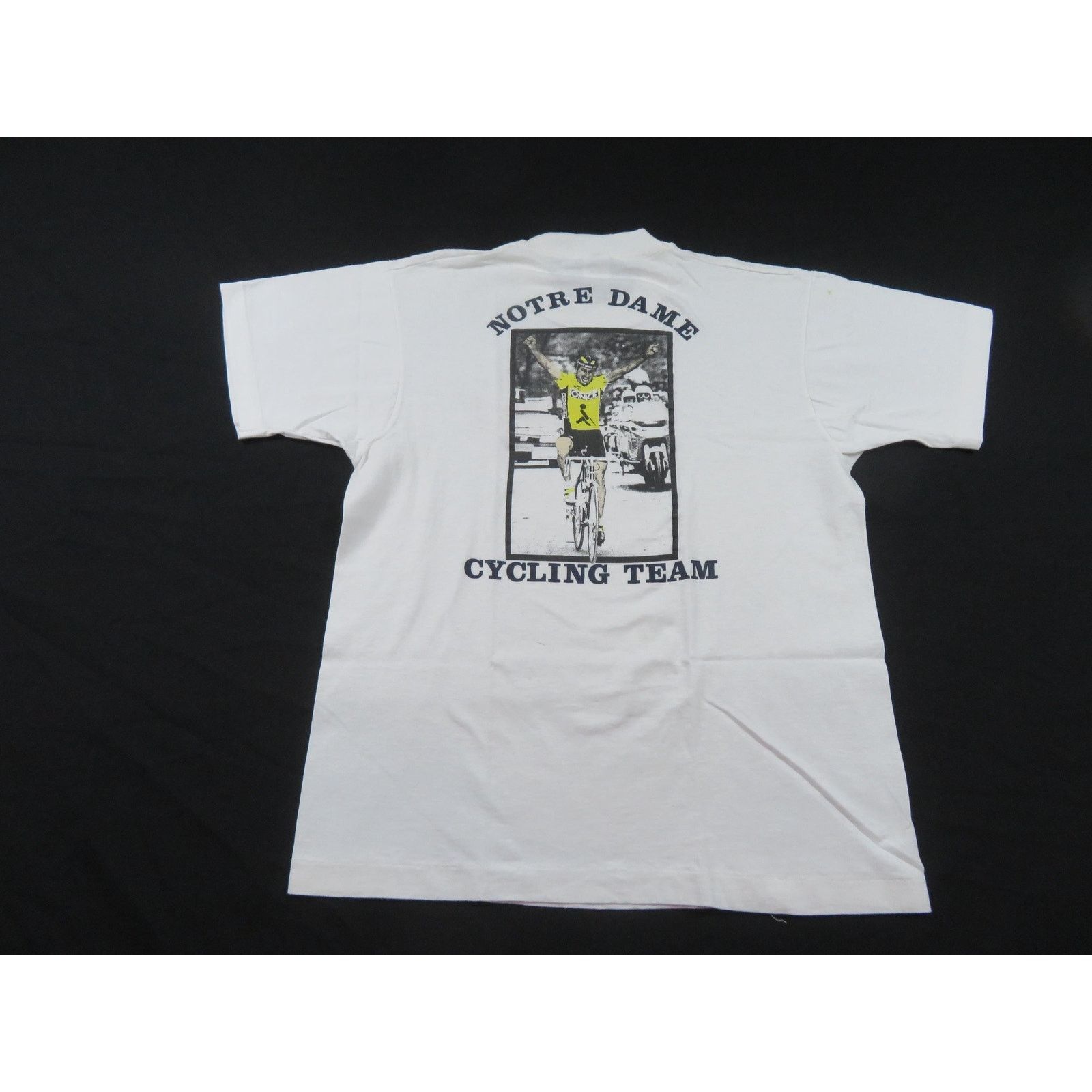Fruit Of The Loom Norte Dame Cycling Team Double Sided Sz L 1990s Size US L / EU 52-54 / 3 - 1 Thumbnail