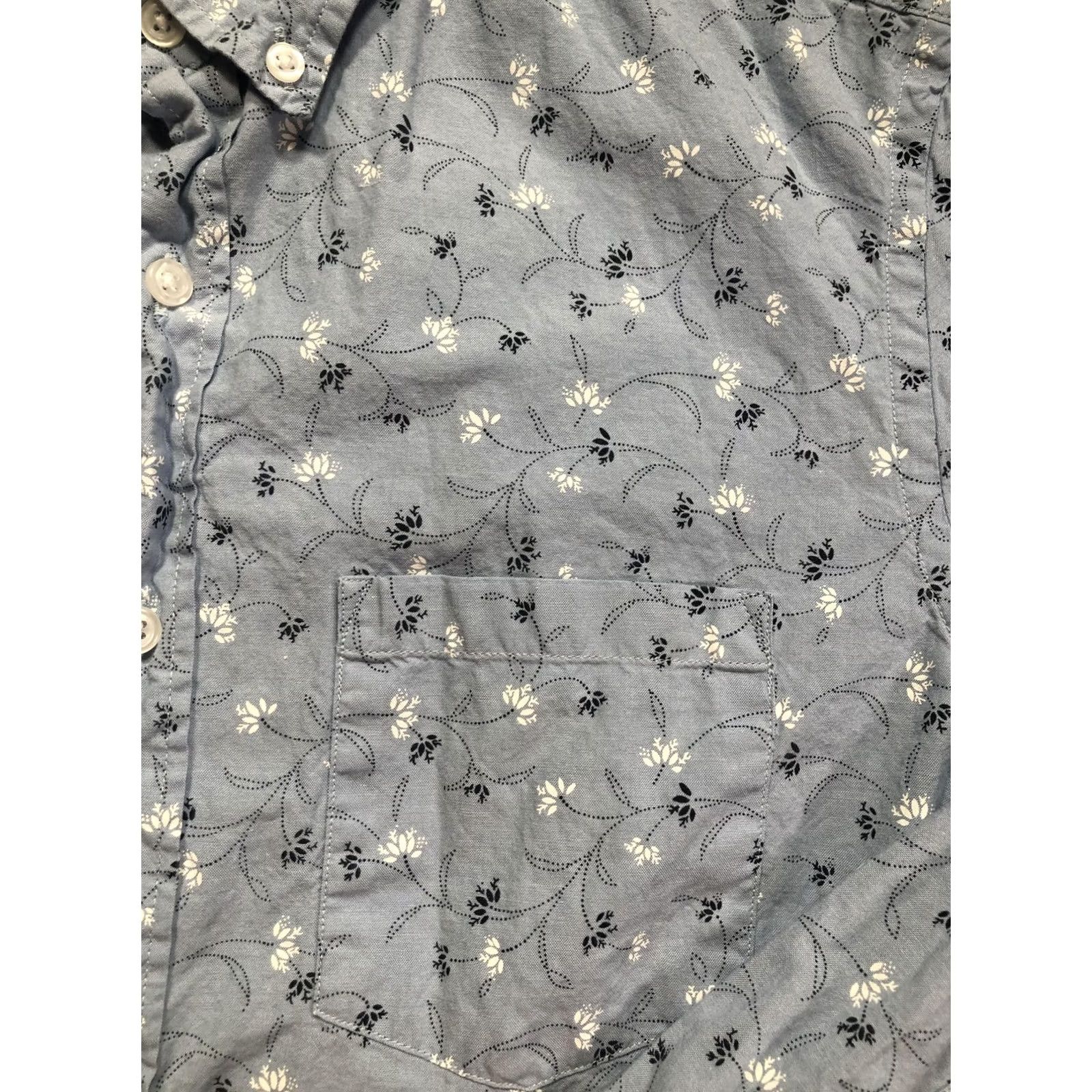 J.Crew VINTAGE J.CREW? No—Original is not vintage. J.CREW Slim Untucked Shirt Mens Medium Blue Floral Button Down Long Sleeve Shirt Size US M / EU 48-50 / 2 - 6 Thumbnail