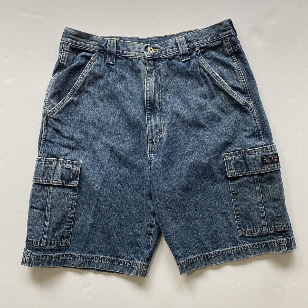 Vintage Vintage Wrangler Jean Short Jorts Baggy Cargo | Grailed