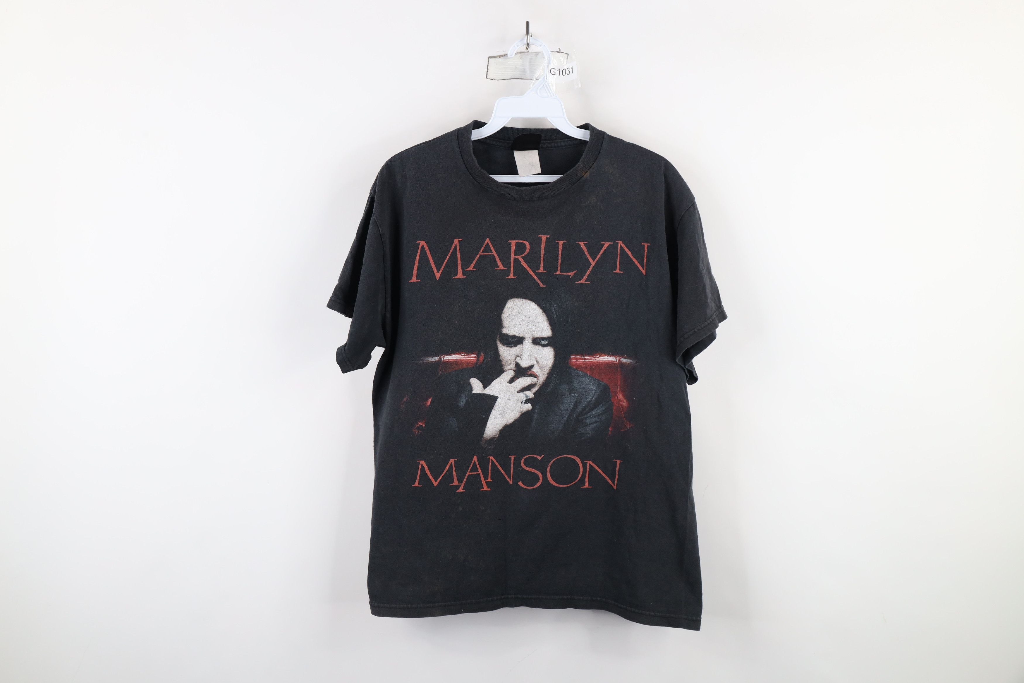 Vintage Vintage Y2K 2007 Me Drink Me Marilyn Manson Band T-Shirt Size US S / EU 44-46 / 1 - 1 Thumbnail