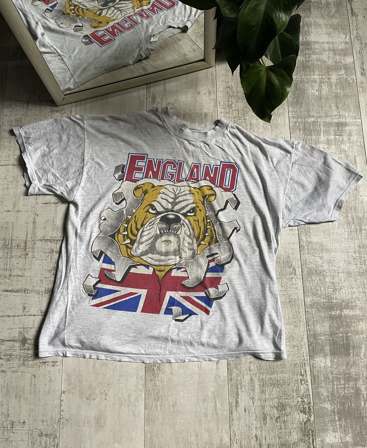 Vintage Vintage England Bull Dogs 1994@ CPM Ltd T-Shirt Hanes RARE Size US M / EU 48-50 / 2 - 1 Thumbnail