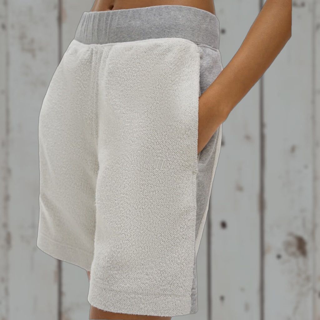 Helmut Lang VINTAGE Helmut Lang Women’s Grey and White (Vapor Heather) Shorts Size S 2021 Gray/White Cotton Sweat Pocketed Size 28" / US 6 / IT 42 - 1 Thumbnail