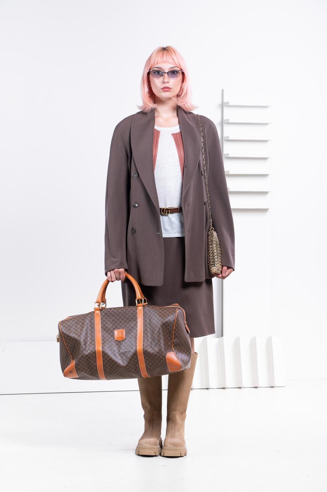 Jil Sander Jil Sander Vintage Brown Double Breasted Blazer Size M / US 6-8 / IT 42-44 - 1 Thumbnail