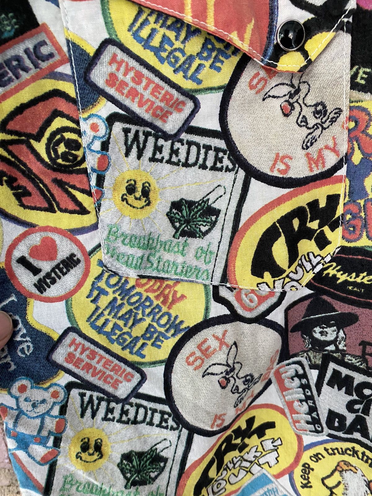 Hysteric Glamour 90s Fuck All logo all over print Size US M / EU 48-50 / 2 - 10 Thumbnail