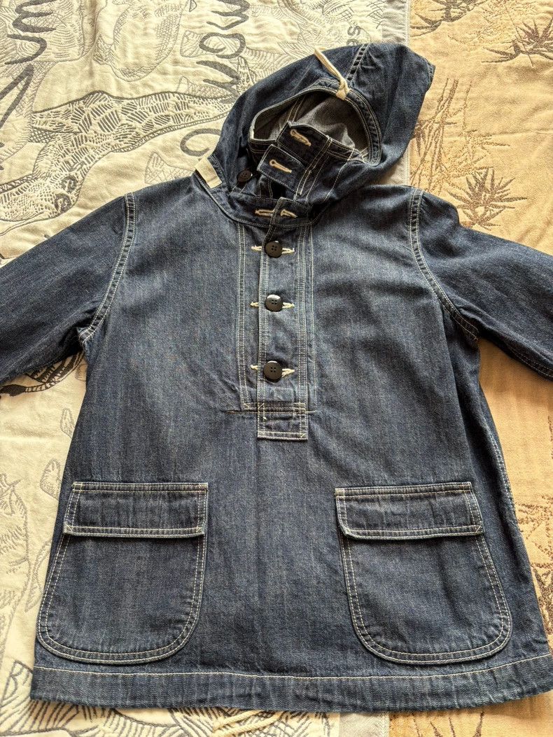 The Real McCoy's The Real McCoy Denim Hoodie Jacket-dmc Size US S / EU 44-46 / 1 - 1 Thumbnail