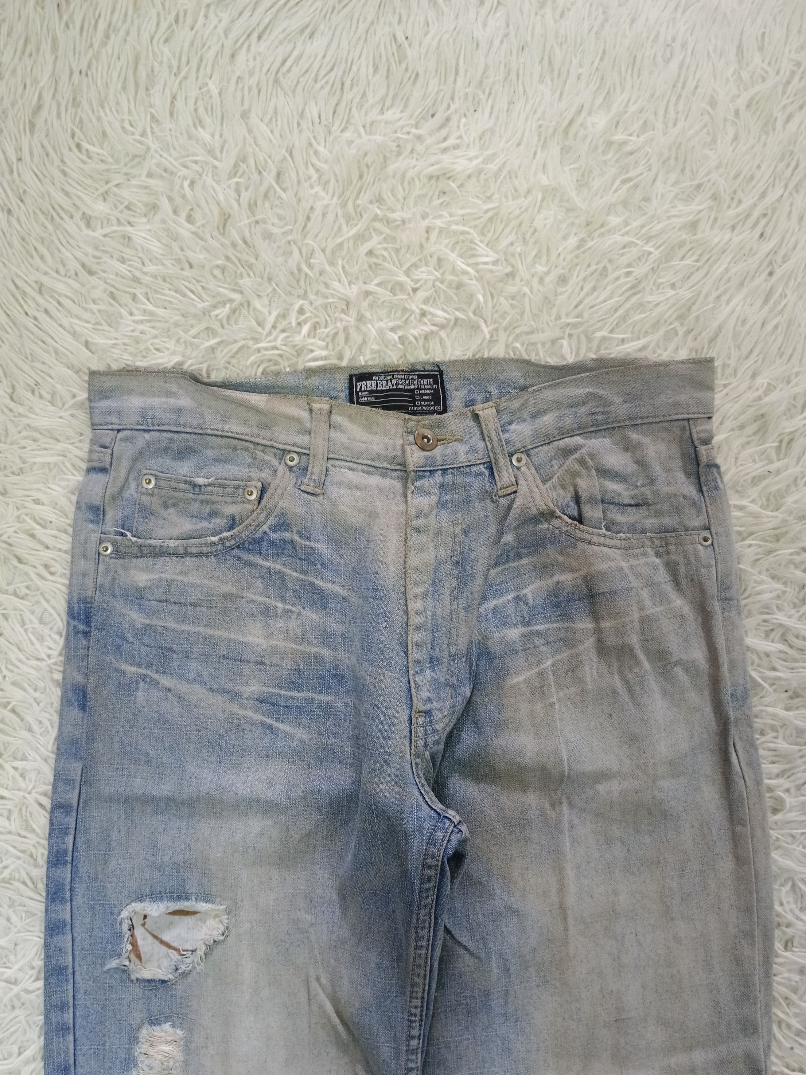 Japanese Brand DiSTRESSED RUSTY JAPANESE BRAND PACTHWORK FREEBEAT Size US 32 / EU 48 - 3 Thumbnail