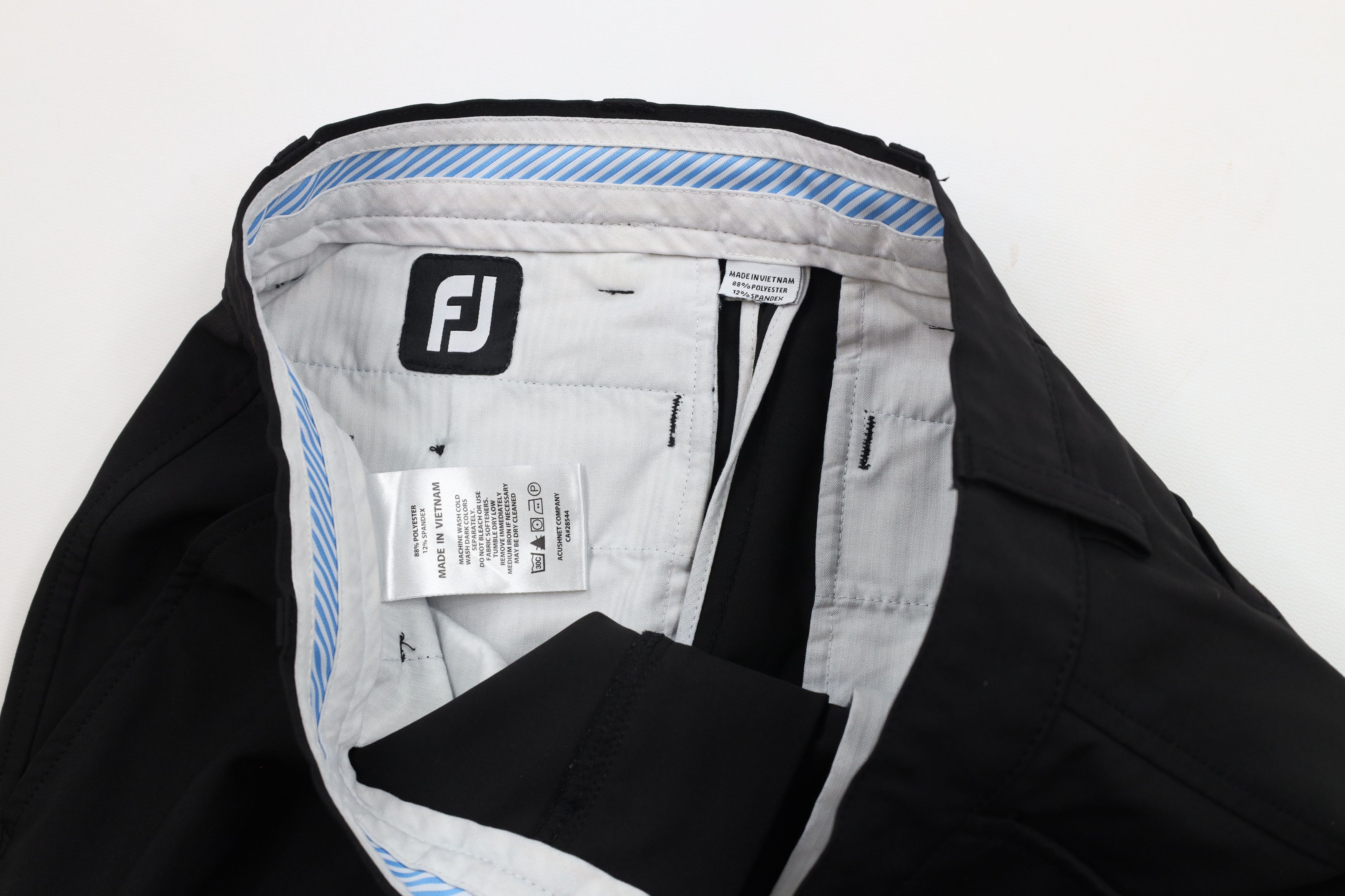 Footjoy × Vintage FootJoy Front Tech Wide Leg Golfing Golf Chino Pants Black Size US 30 / EU 46 - 6 Thumbnail