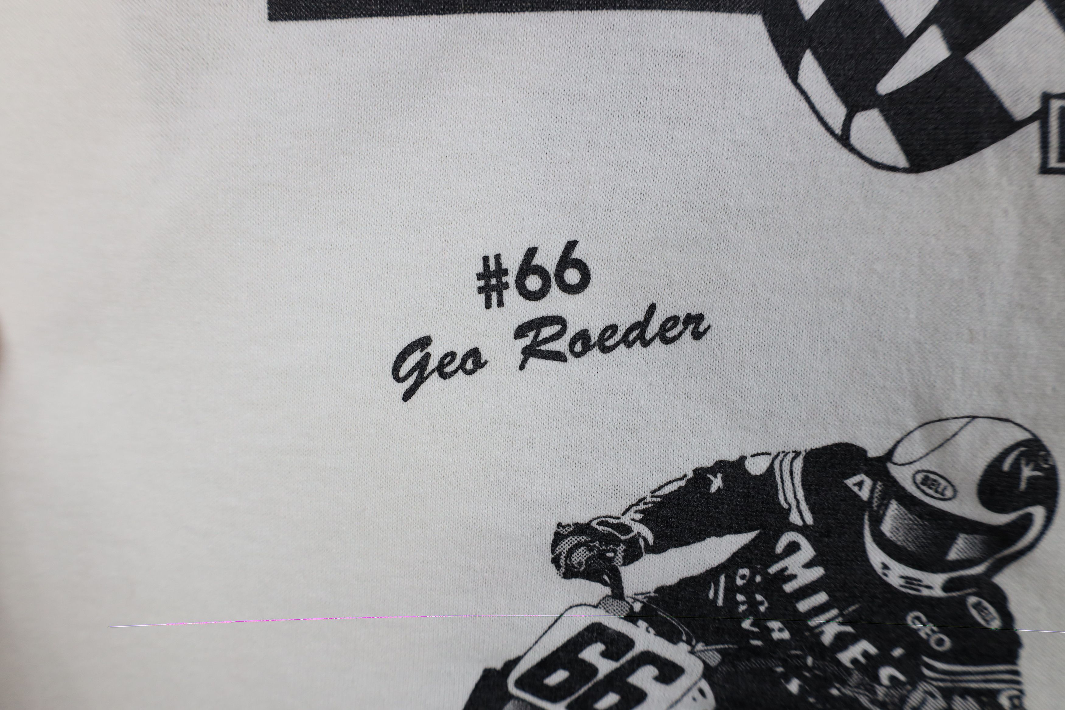 Vintage Vintage 80s 90s Racing Team Geo Jess Sleeveless T-Shirt USA Size US L / EU 52-54 / 3 - 5 Thumbnail