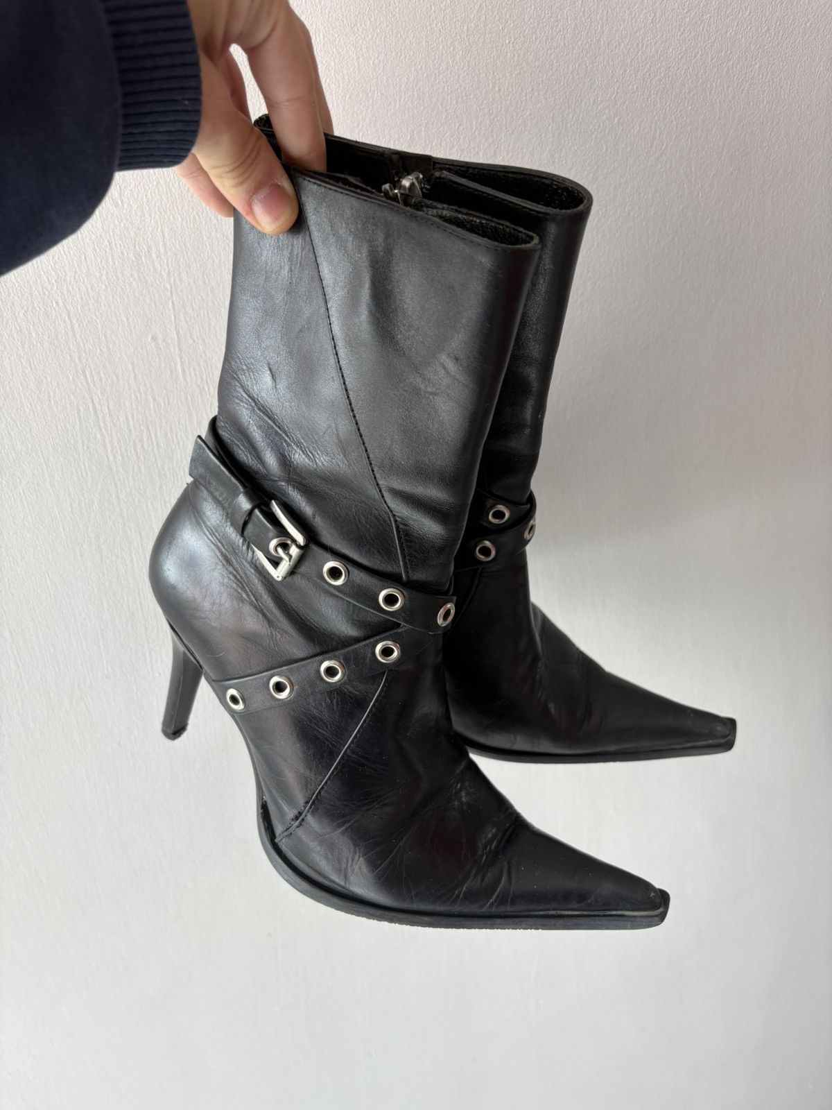 Vintage y2k leather boots Size US 6.5 / IT 36.5 - 17 Thumbnail