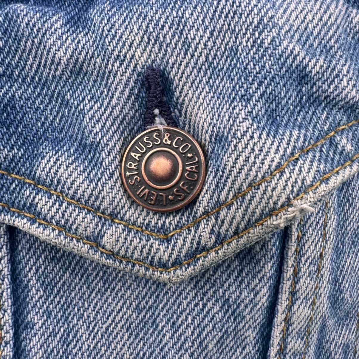 Levi's 80s Levis Denim Trucker Jacket Size US M / EU 48-50 / 2 - 18 Thumbnail