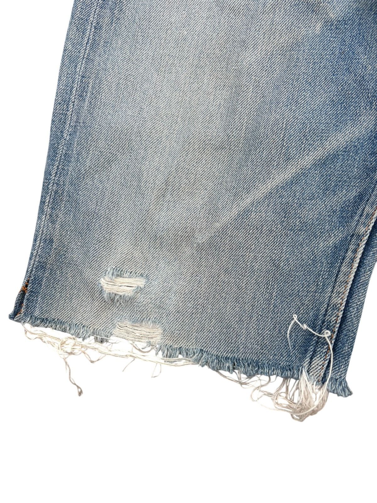 A.P.C. VINTAGE APC SELVEDGE SHORT SUNFADED RUSTY DISTRESSED DENIM Size US 29 - 10 Thumbnail
