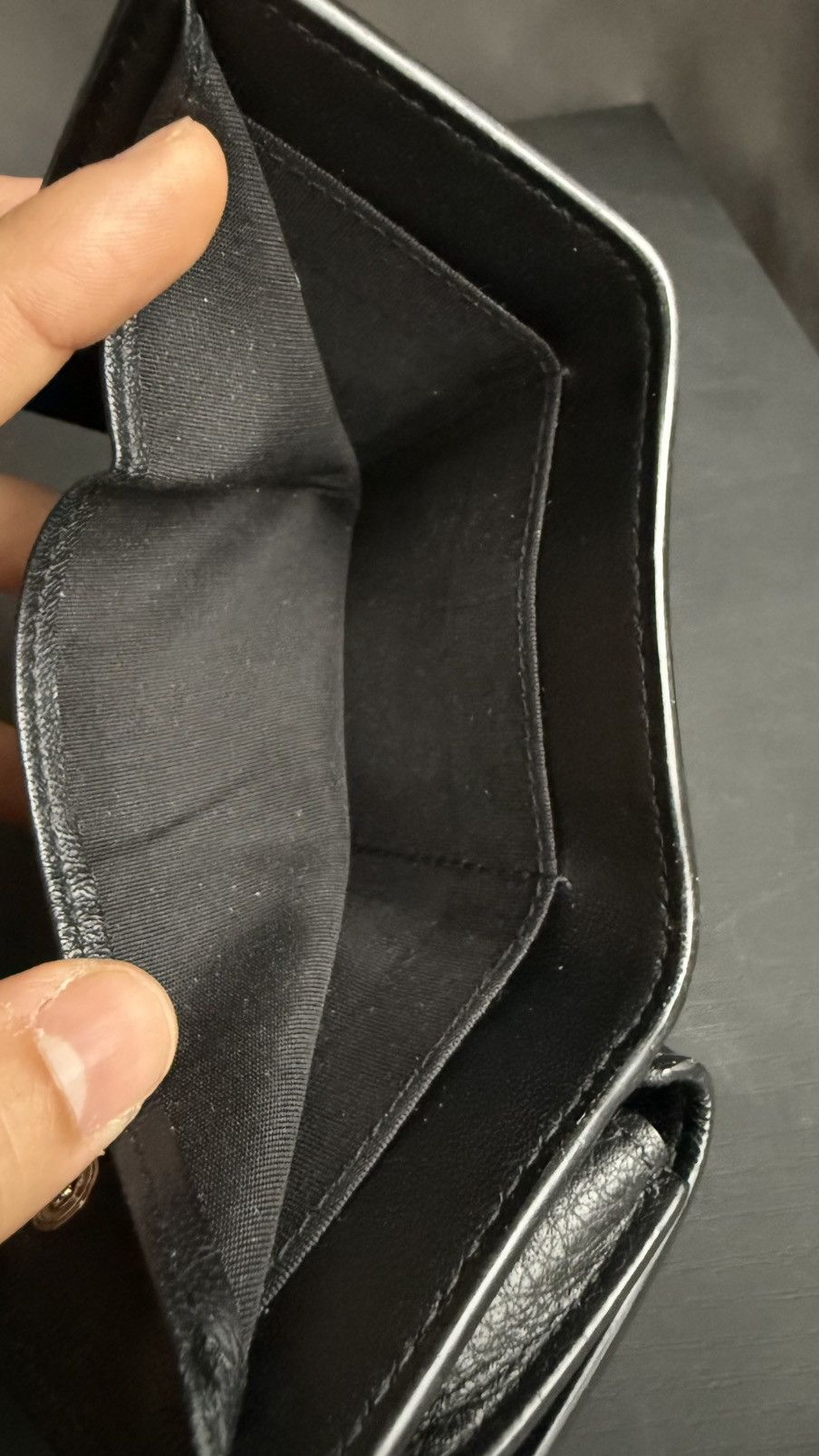 Balenciaga Balenciaga Spellout Compact Trifold Wallet Size ONE SIZE - 13 Thumbnail