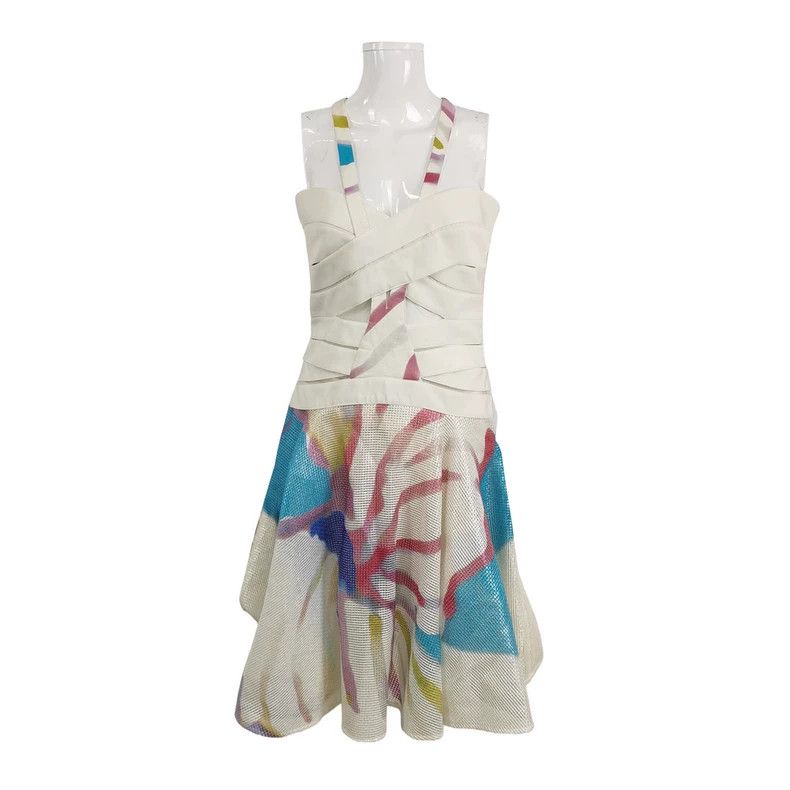 Versace Versace Suspender design dress Size S / US 4 / IT 40 - 1 Thumbnail