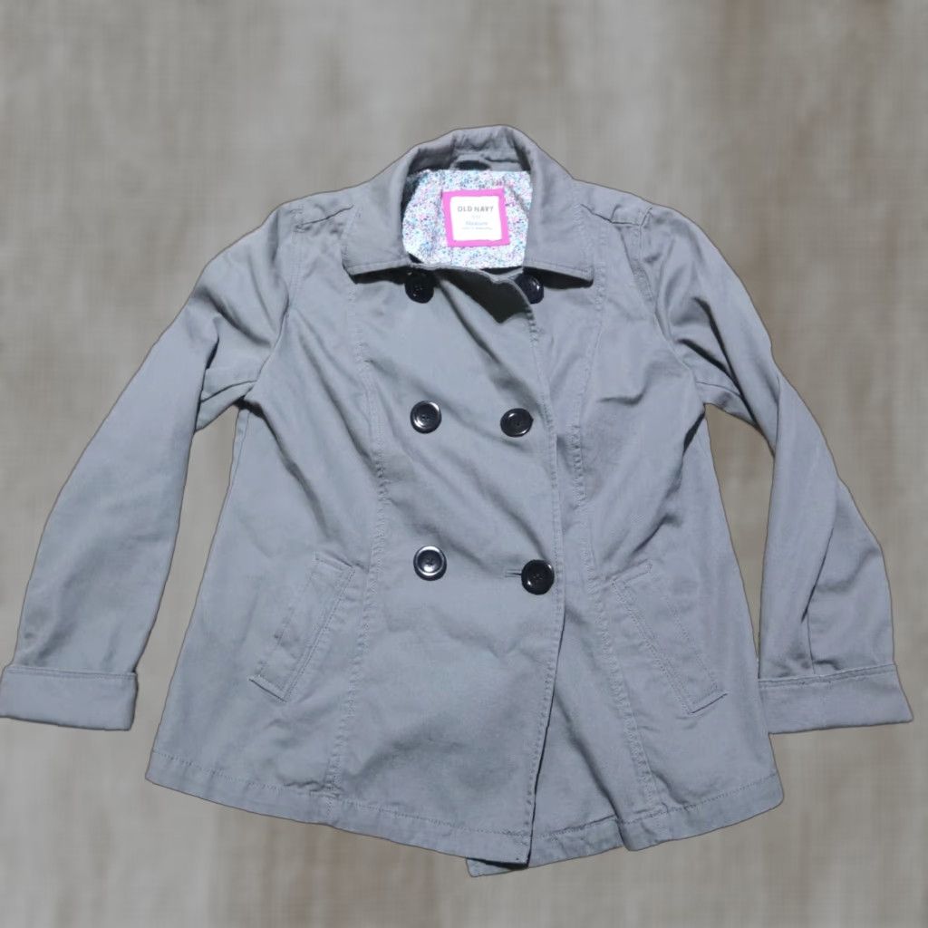 Old Navy Old Navy Jacket Women's M Gray Cotton Basic Jacket Size M / US 6-8 / IT 42-44 - 1 Thumbnail