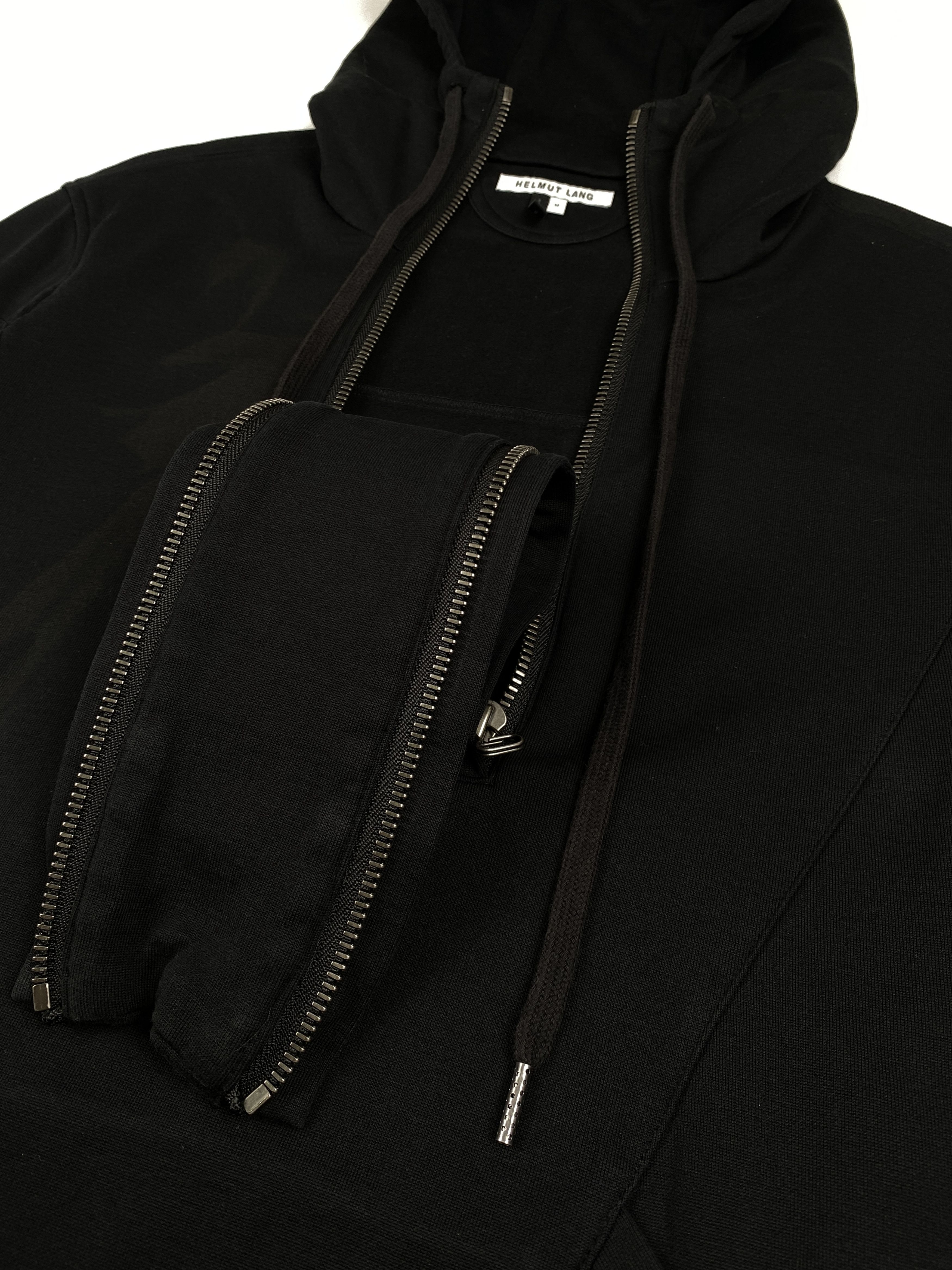 Helmut Lang Half Double Zippered Hooded Jacket Size US M / EU 48-50 / 2 - 9 Thumbnail