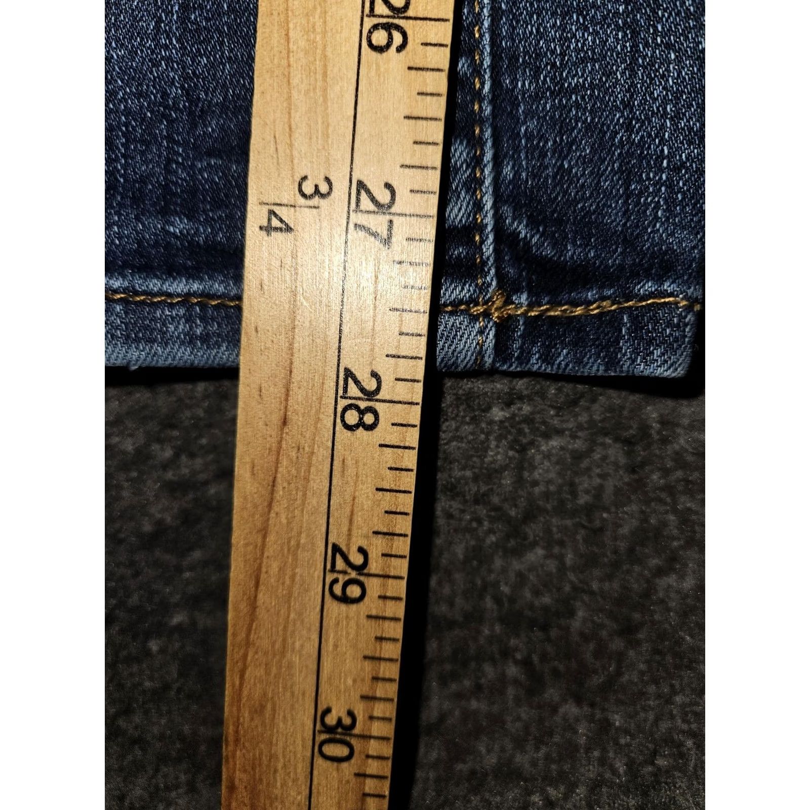 Eddie Bauer VINTAGE Eddie Bauer Jeans Womens 8 Blue Low Rise Curvy Straight Denim Casual Pants Size 30" / US 8 / IT 44 - 6 Thumbnail