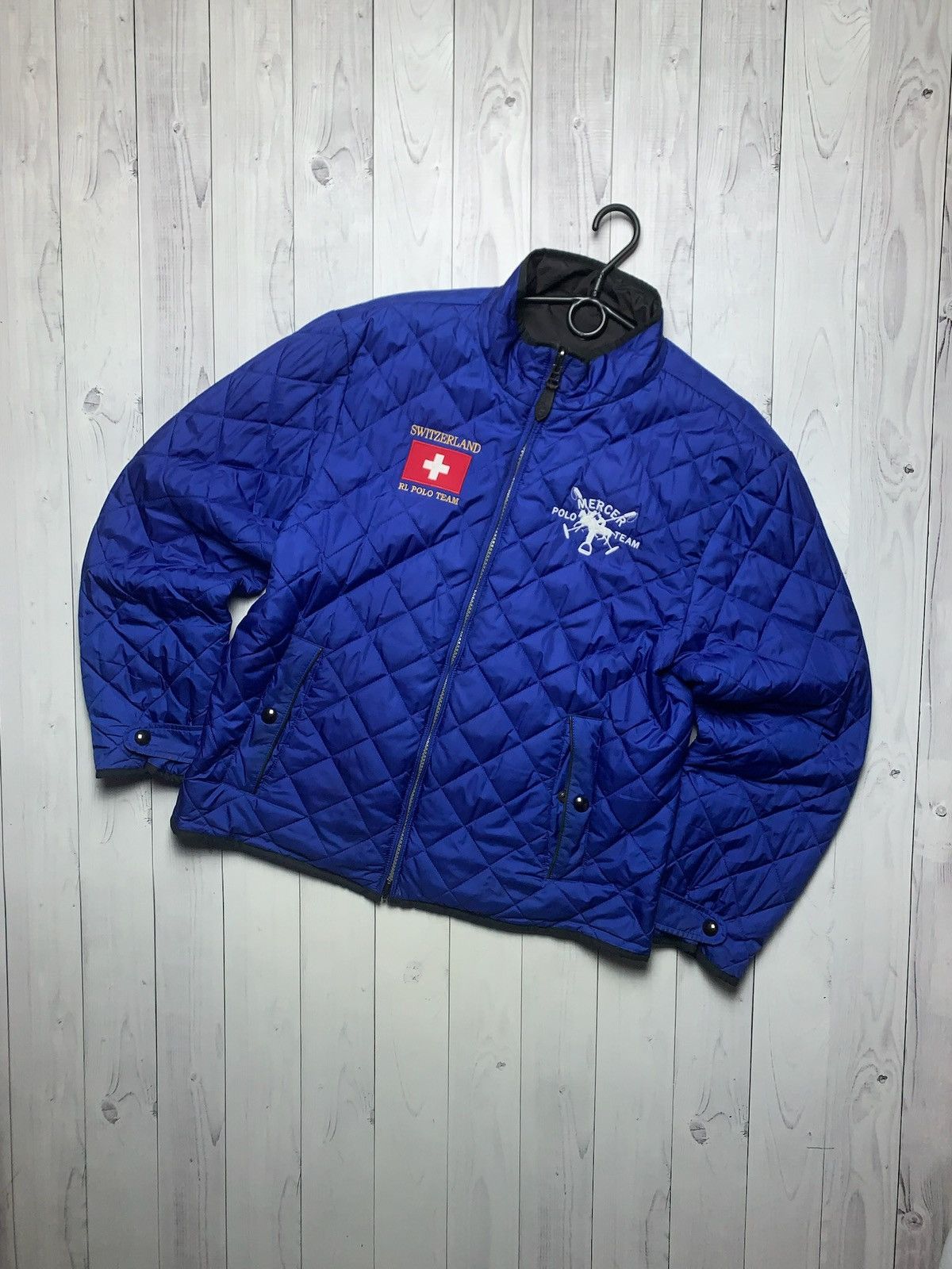 Vintage Vintage Polo Ralph Lauren Switzerland reversible jacket L Size US L / EU 52-54 / 3 - 1 Thumbnail