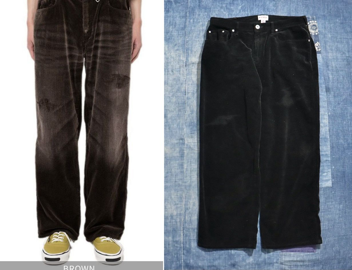 Maison MIHARA YASUHIRO Kamiya 23aw Corduroy Baggy Pants sizeM Size US 34 / EU 50 - 1 Thumbnail