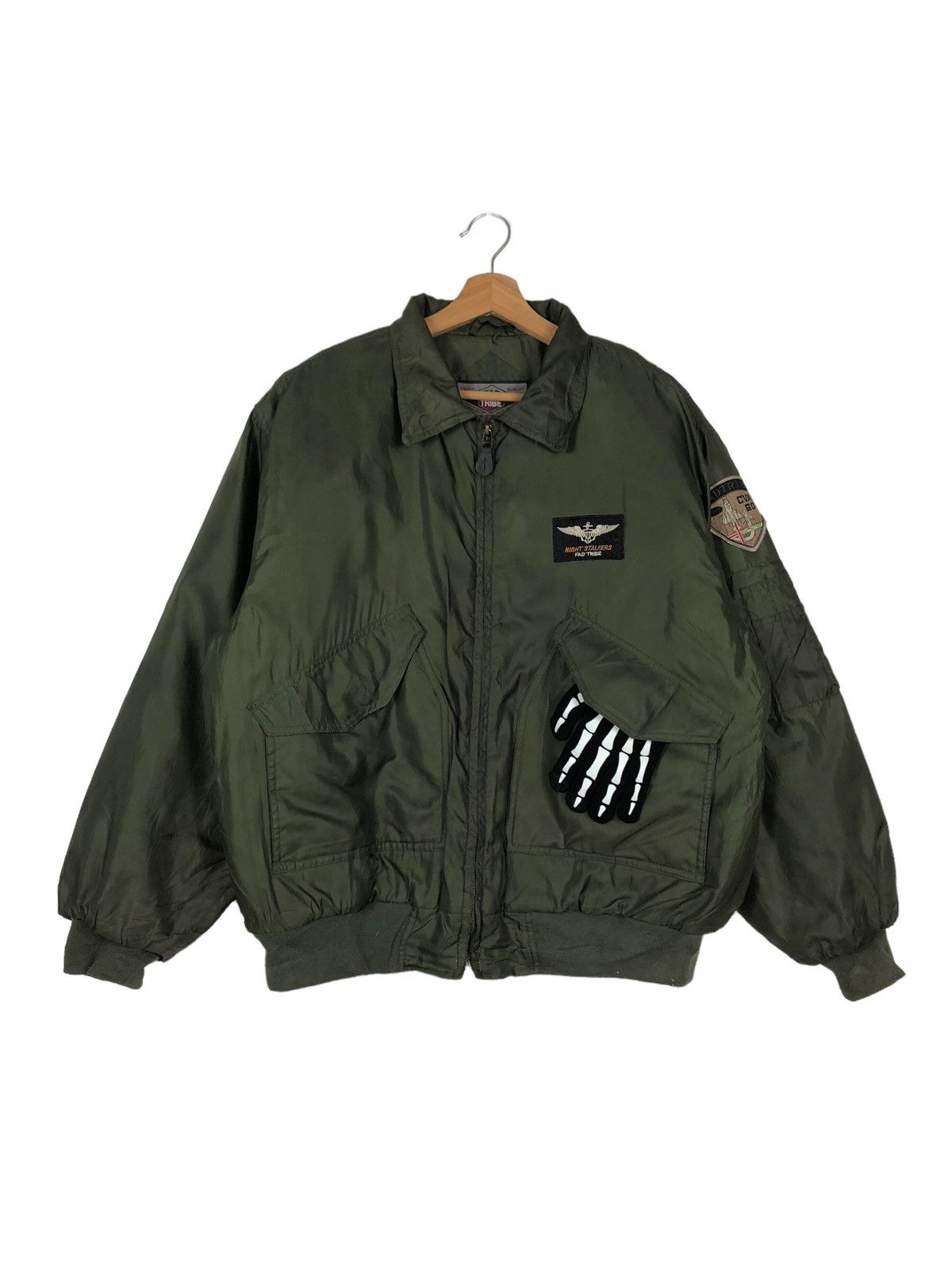 Japanese Brand 🔥90’s VINTAGE RIOT RIOT BOMBER JACKET FAD TRIBE JAPAN Size US L / EU 52-54 / 3 - 1 Thumbnail