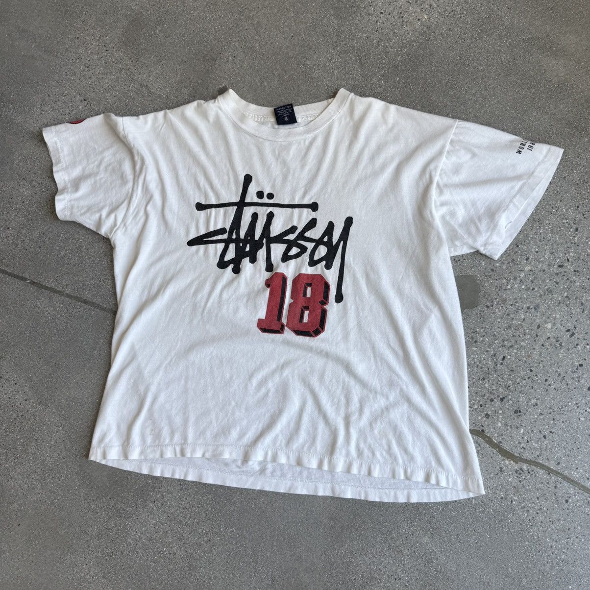 Made In Usa × Stussy STUSSY 1998 ANNIVERSARY TEE | Grailed