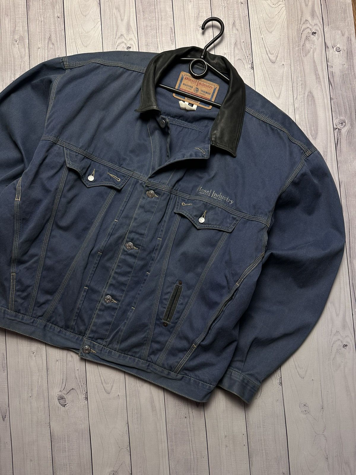 Diesel × Vintage Vintage Diesel denim jacket size XXL rare logo Size US XXL / EU 58 / 5 - 2 Thumbnail