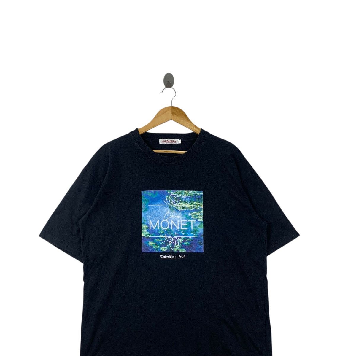 Vintage Vintage CLAUDE MONET WATERLILIES Plumeria Museum Tee Shirt Size L / US 10 / IT 46 - 2 Thumbnail