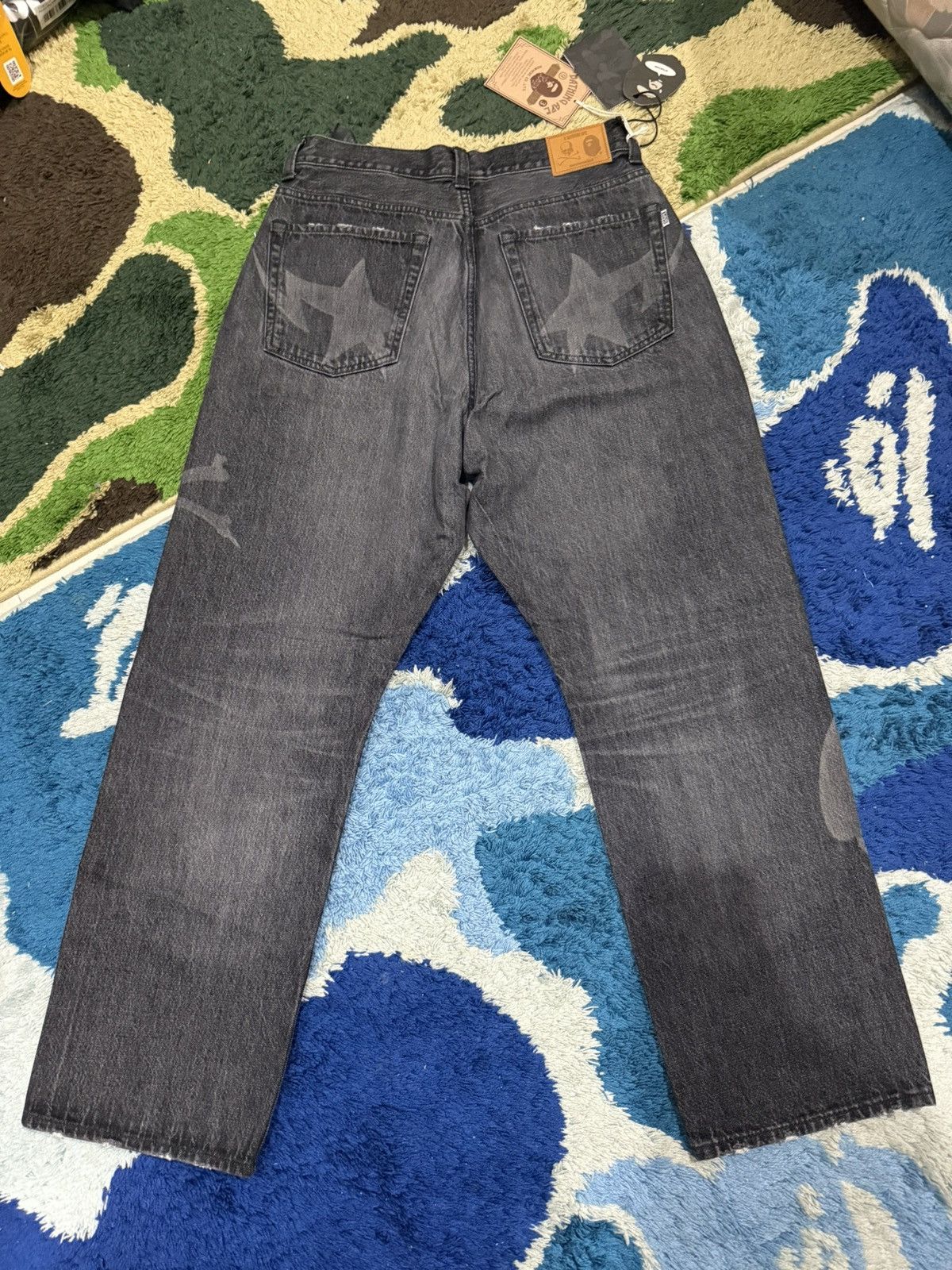 Bape × Mastermind Japan Mastermind x Bape Denim Pants Rare Size US 32 / EU 48 - 8 Thumbnail