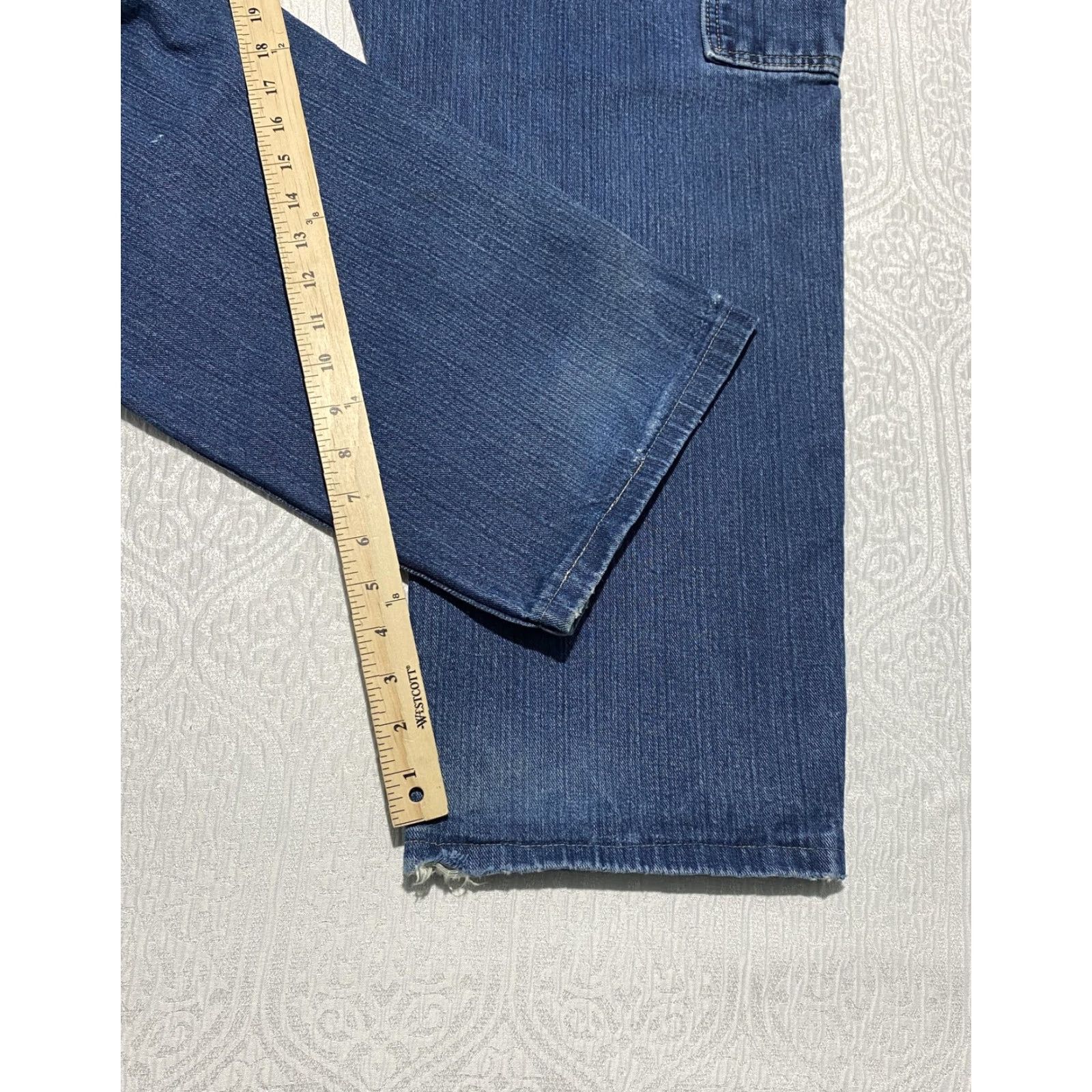 Dickies Dickies Carpenter Jeans Mens 38x28 Blue Relaxed Fit Workwear Hammer Loop Denim Jeans Mens Blue Dickies Carpenter Size US 38 / EU 54 - 5 Thumbnail