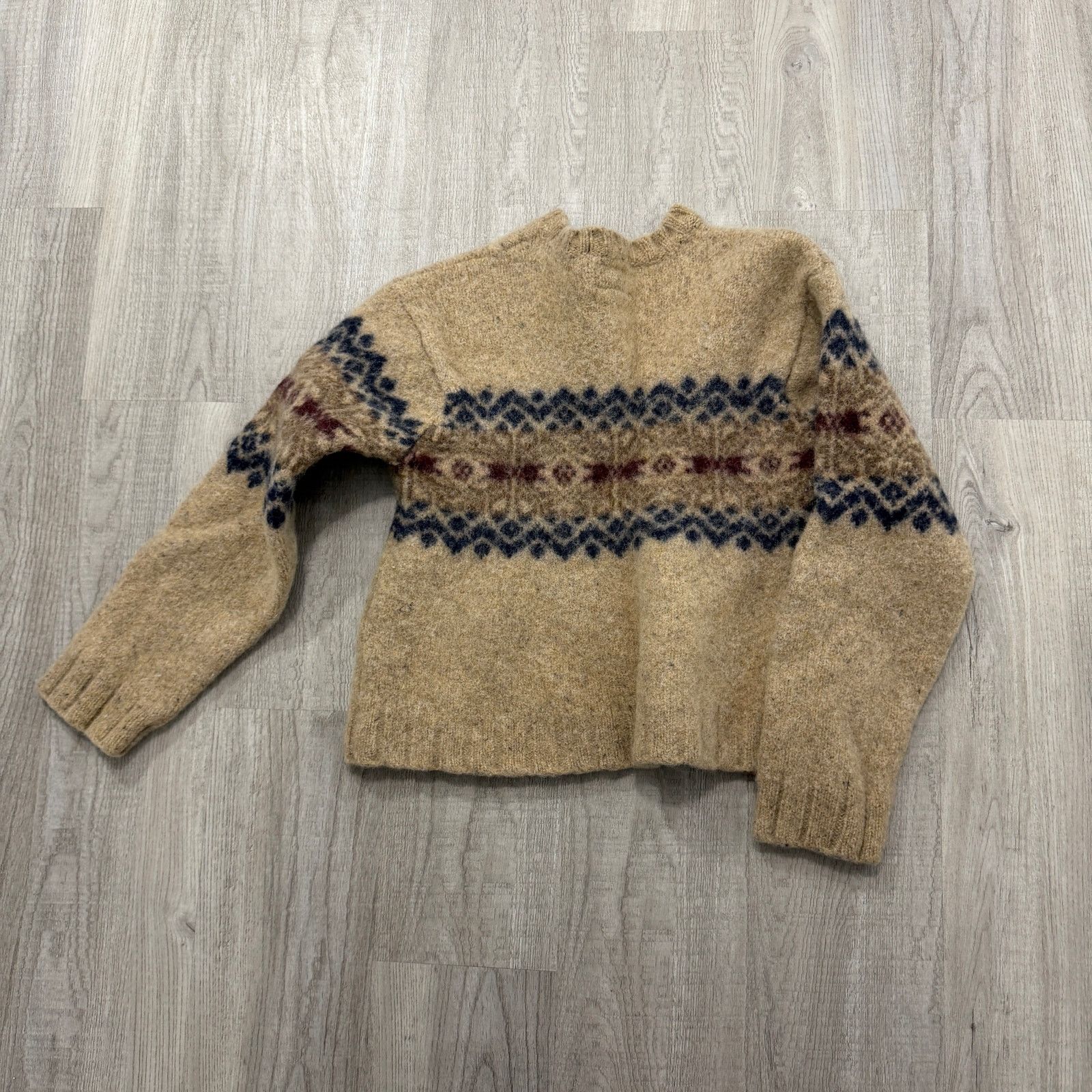 Tommy Hilfiger Vintage Tommy Hilfiger Wool Sweater Youth Large Fair Isle Size US L / EU 52-54 / 3 - 8 Thumbnail
