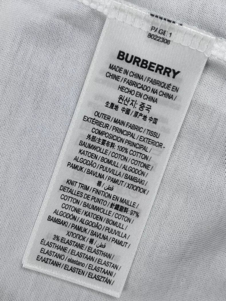 Burberry Burberry Burberry Cotton Short Sleeve T-Shirt for Men-2507 Size US M / EU 48-50 / 2 - 9 Thumbnail