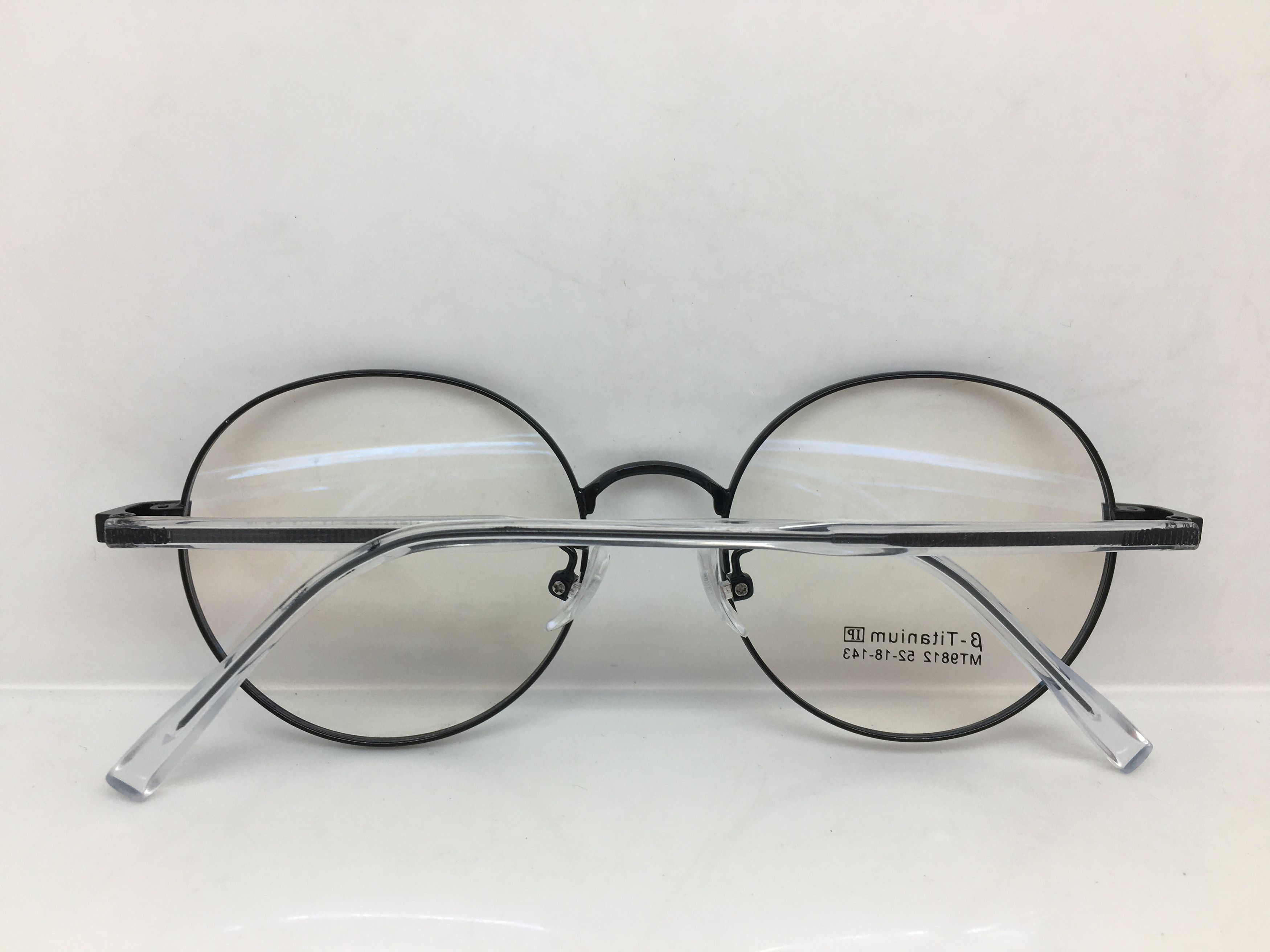 Other Black Titanium Round Eyeglasses Frame GATSBY ARISTOCRAT Size ONE SIZE - 7 Thumbnail