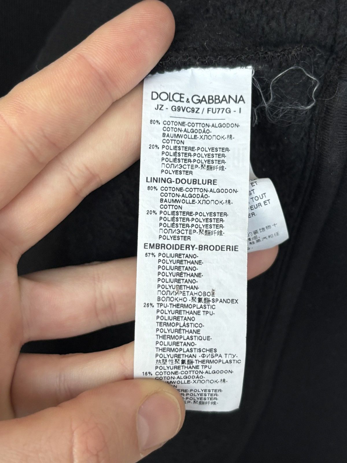 Dolce & Gabbana Dolce Gabbana Love Vibes Hoodie Size US M / EU 48-50 / 2 - 7 Thumbnail