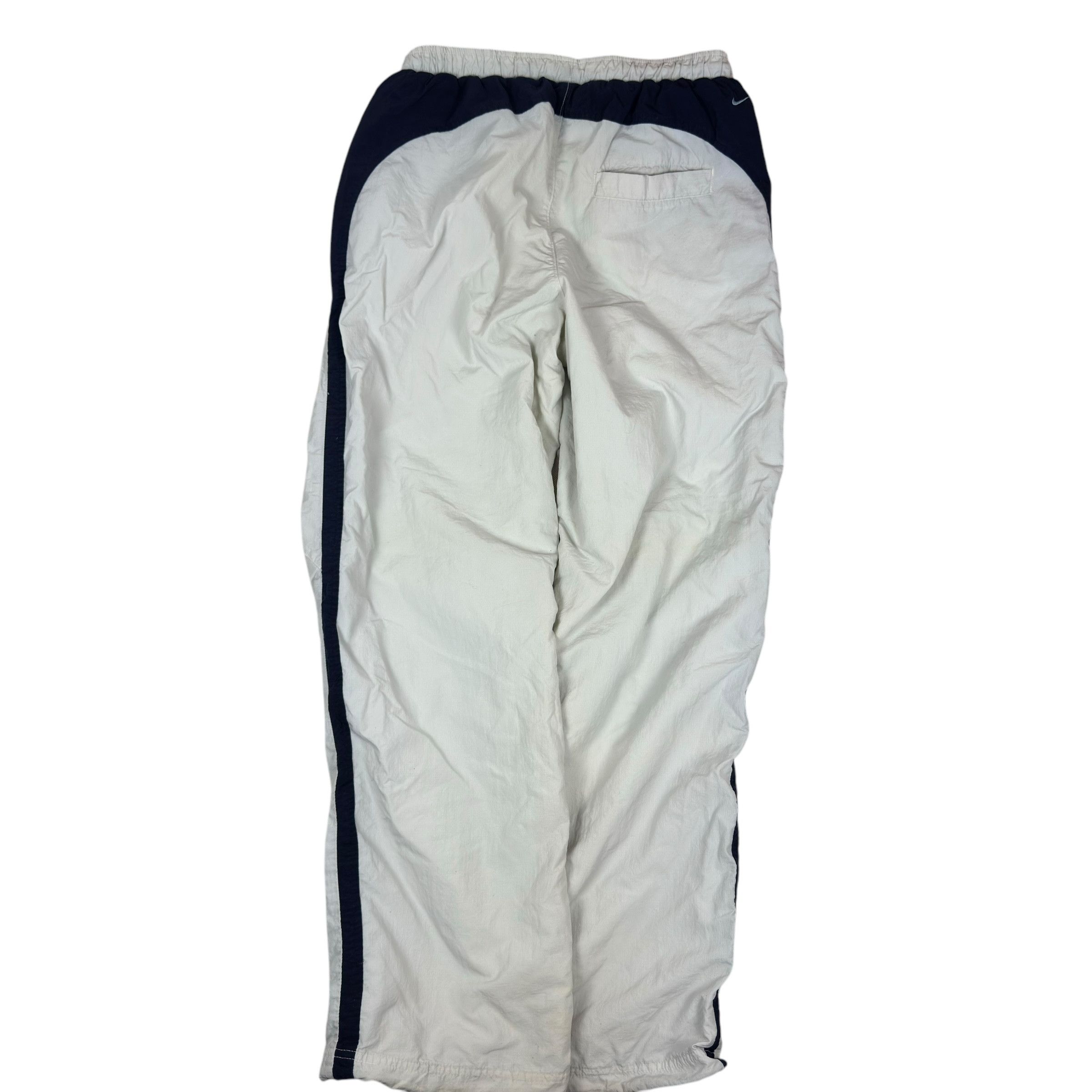 Nike Nike Men's White Blue Swoosh Straight Leg TN Track Pants L Size US 32 / EU 48 - 8 Thumbnail