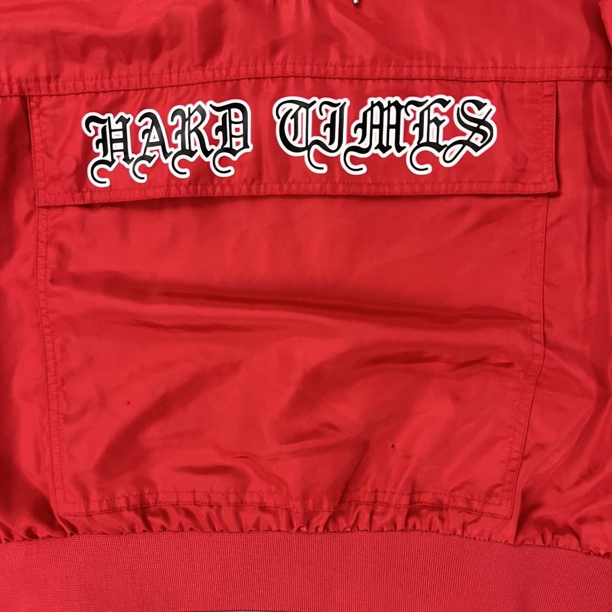 Forever 21 HARD TIMES red half zip hoodie Size US XL / EU 56 / 4 - 5 Thumbnail