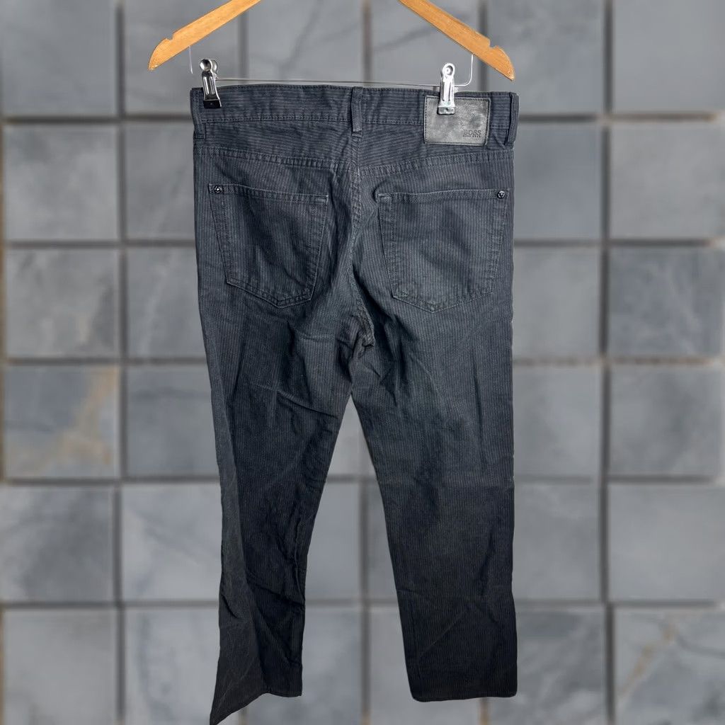 Hugo Boss BOSS Hugo Boss Mens 30x34 Gray Corduroy Chino Pants Kansas-10 5 Pocket Straight Size US 30 / EU 46 - 1 Thumbnail