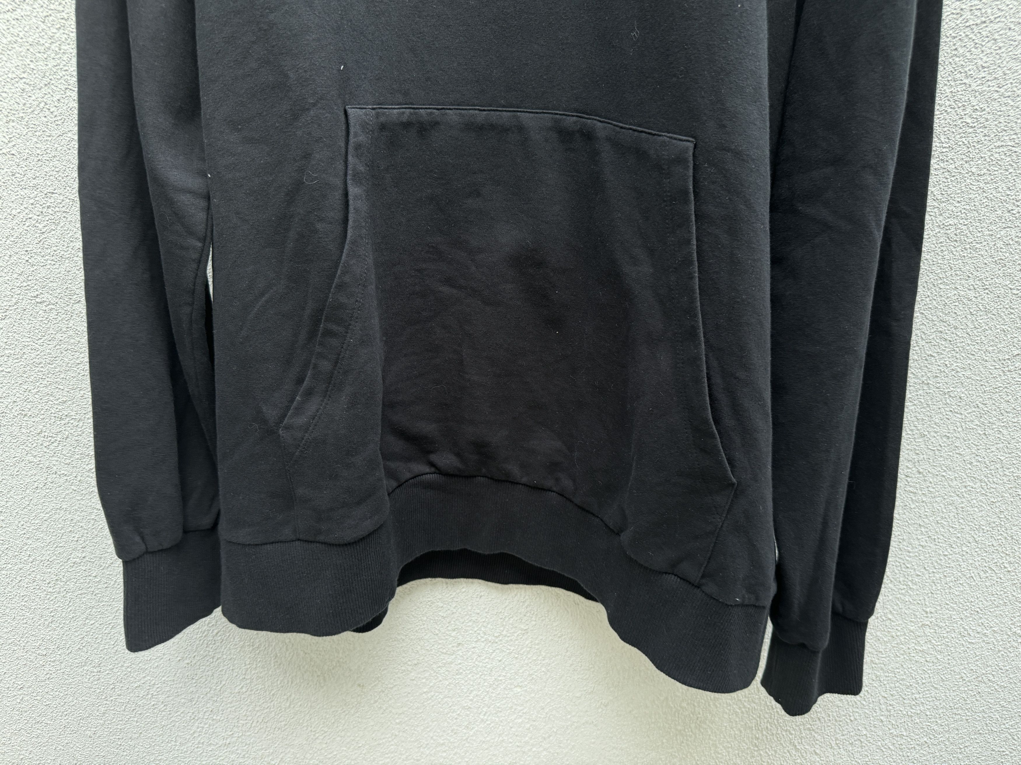 Thom Krom Thom Krom Black Cotton Bone Hoddie Sweater with Print Size US XL / EU 56 / 4 - 7 Thumbnail