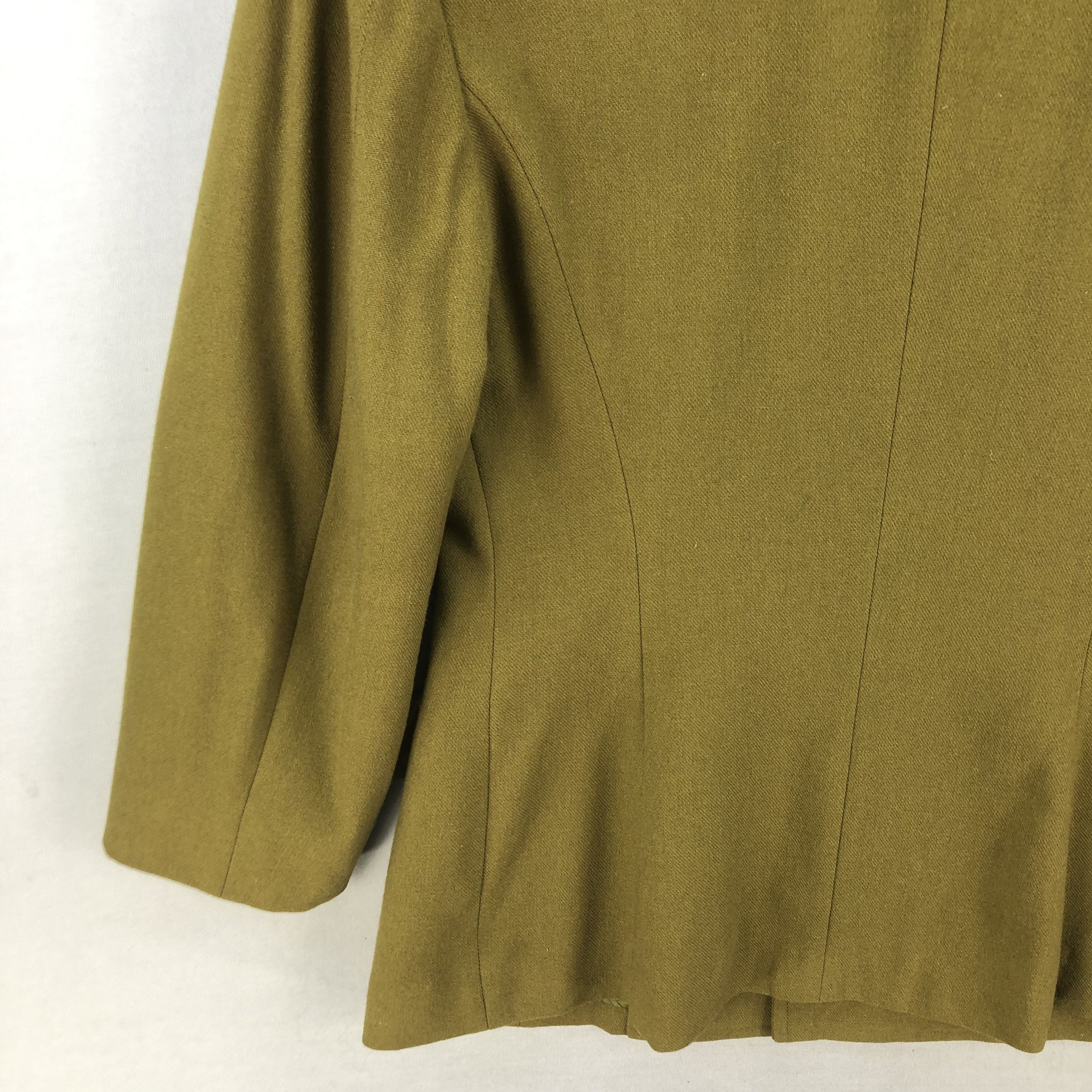 Yohji Yamamoto 1992 A/W Y’s Vintage Wool Blend Green Blazer Jacket Size S / US 4 / IT 40 - 8 Thumbnail