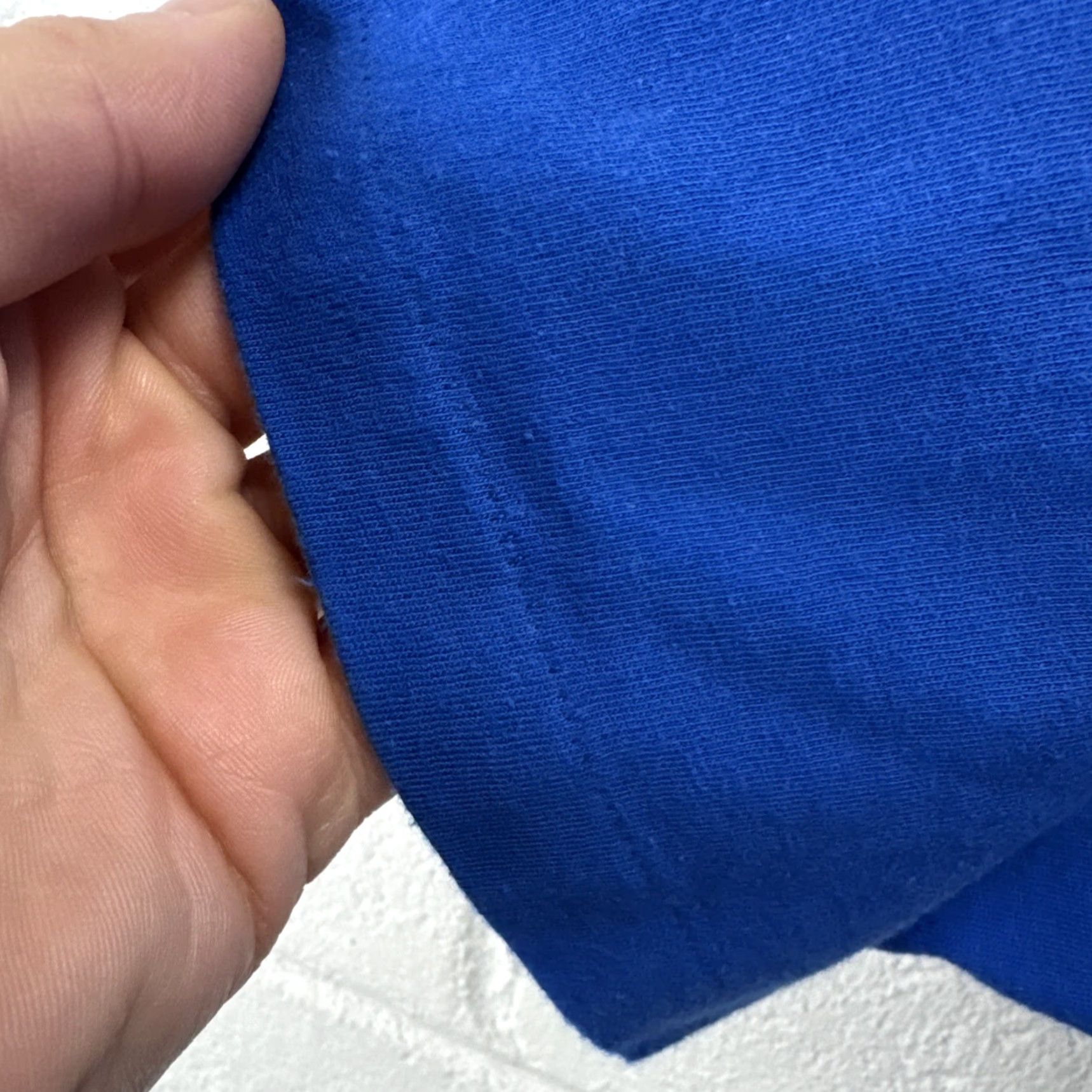 Anvil VINTAGE Seagrams VO T Shirt Blue Large Anvil Black Tag Shirt Men 80s USA Alcohol Linked Logo 80s Mens Blue T-Shirt Size US L / EU 52-54 / 3 - 6 Thumbnail